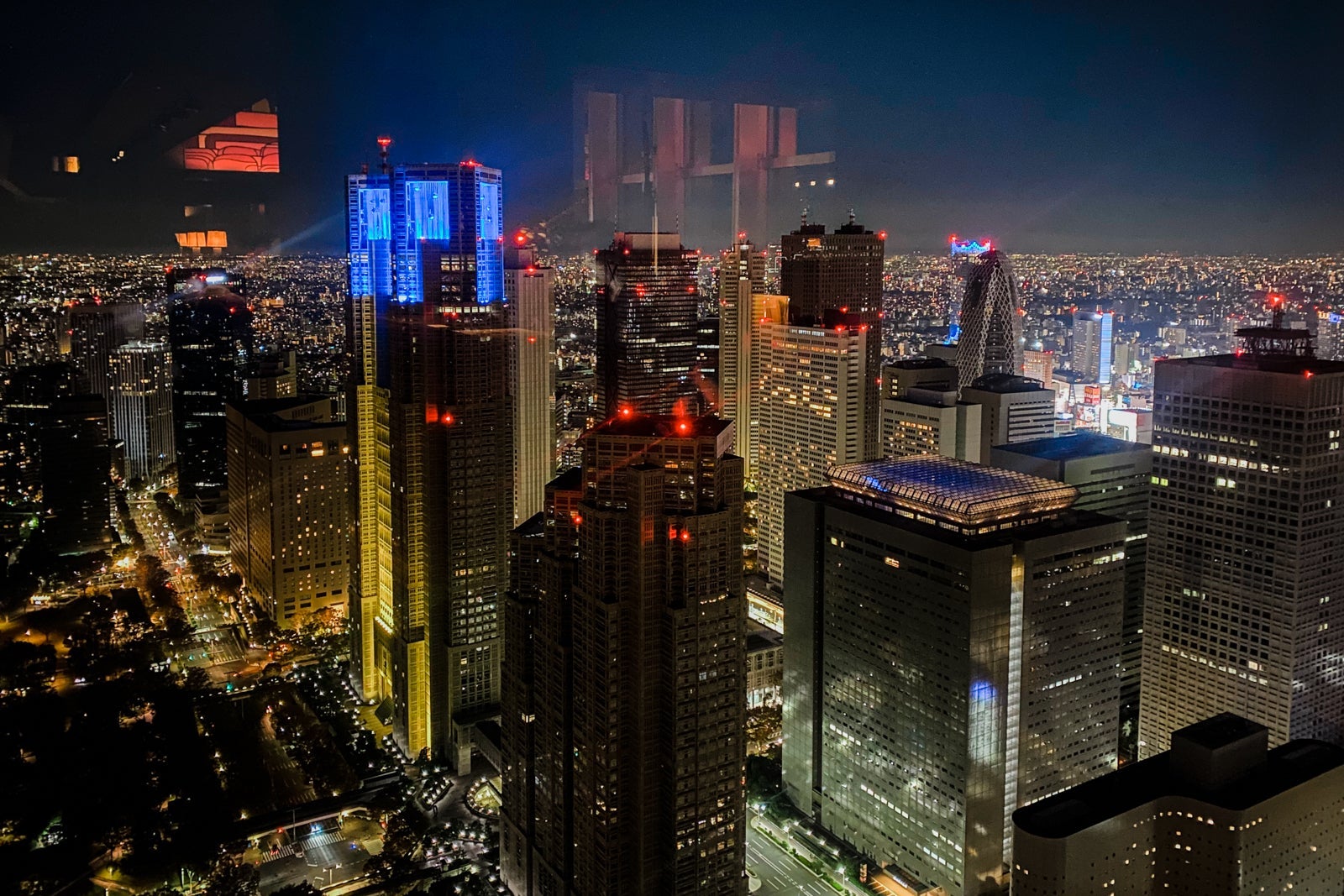 Skyline view of the Kimpton Shinjuku Tokyo hotel