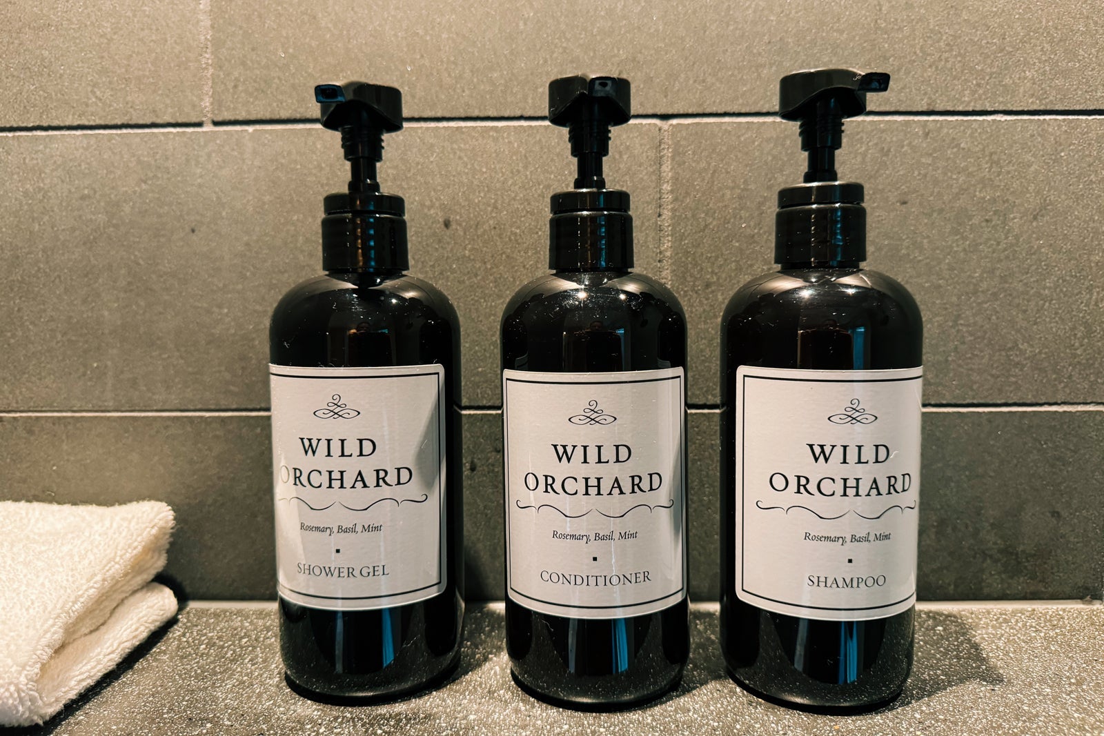 Shower products at Kona Village, a Rosewood Resort