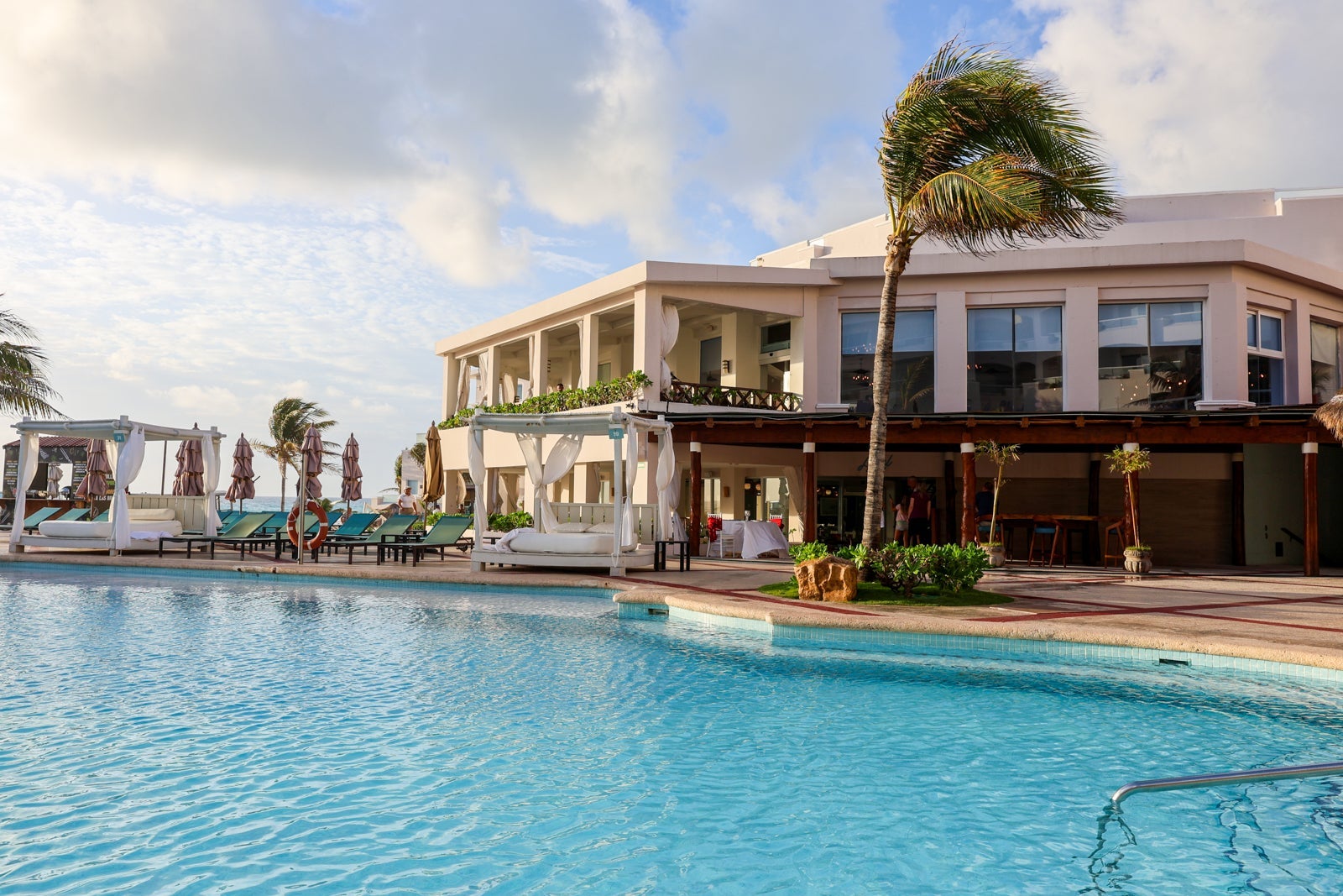 main pool at Wyndham Alltra Cancun