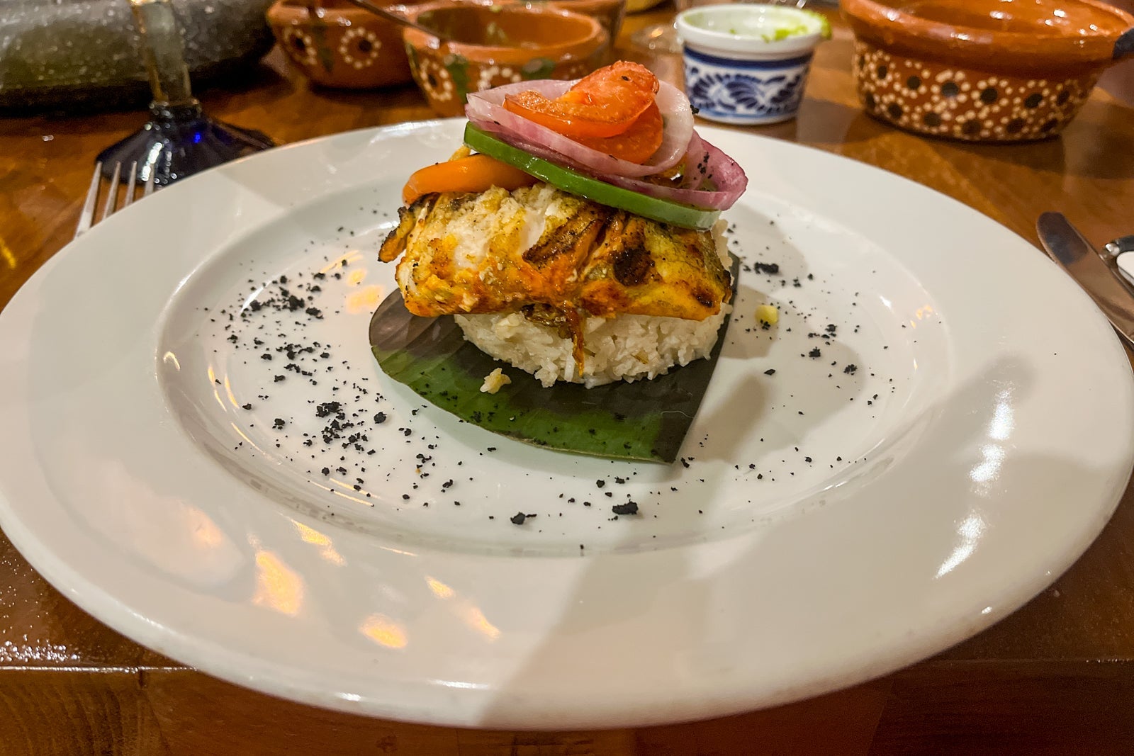 Meal at Casa de Rosa at Wyndham Altra Cancun