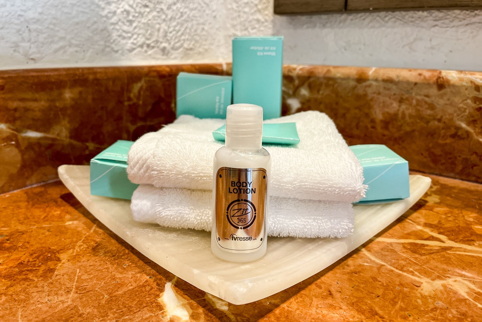 Toiletries for Room at Wyndham Altra Cancun