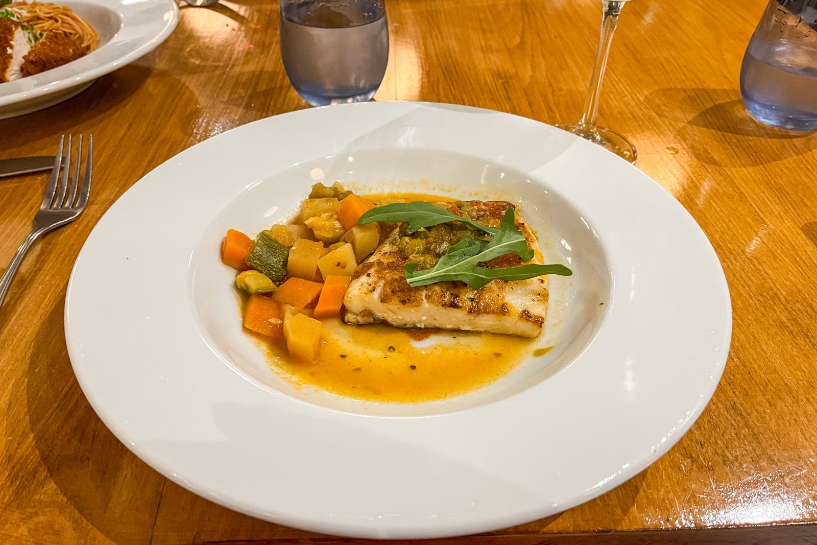 Italian restaurant at Wyndham Altra Cancun