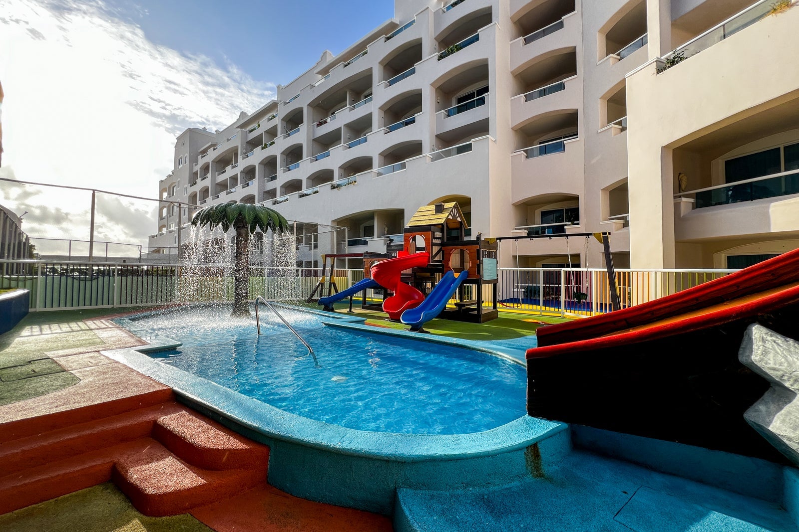 Family pool area at Wyndham Altra Cancun