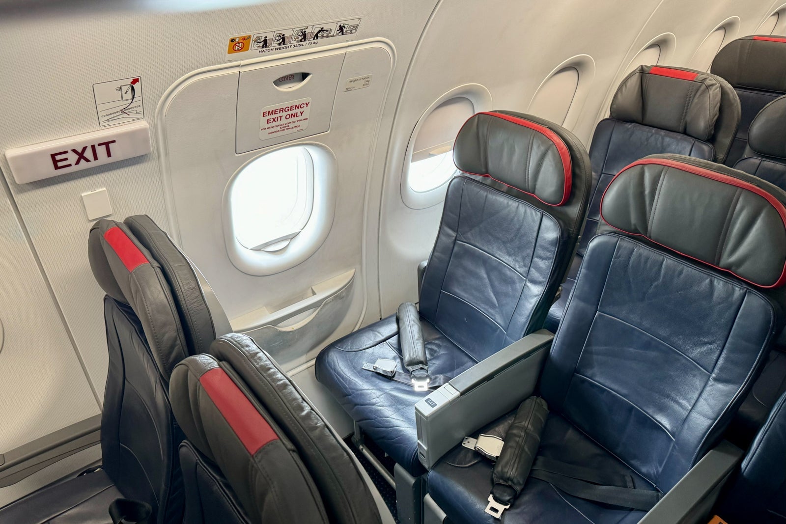 American Airlines exit row