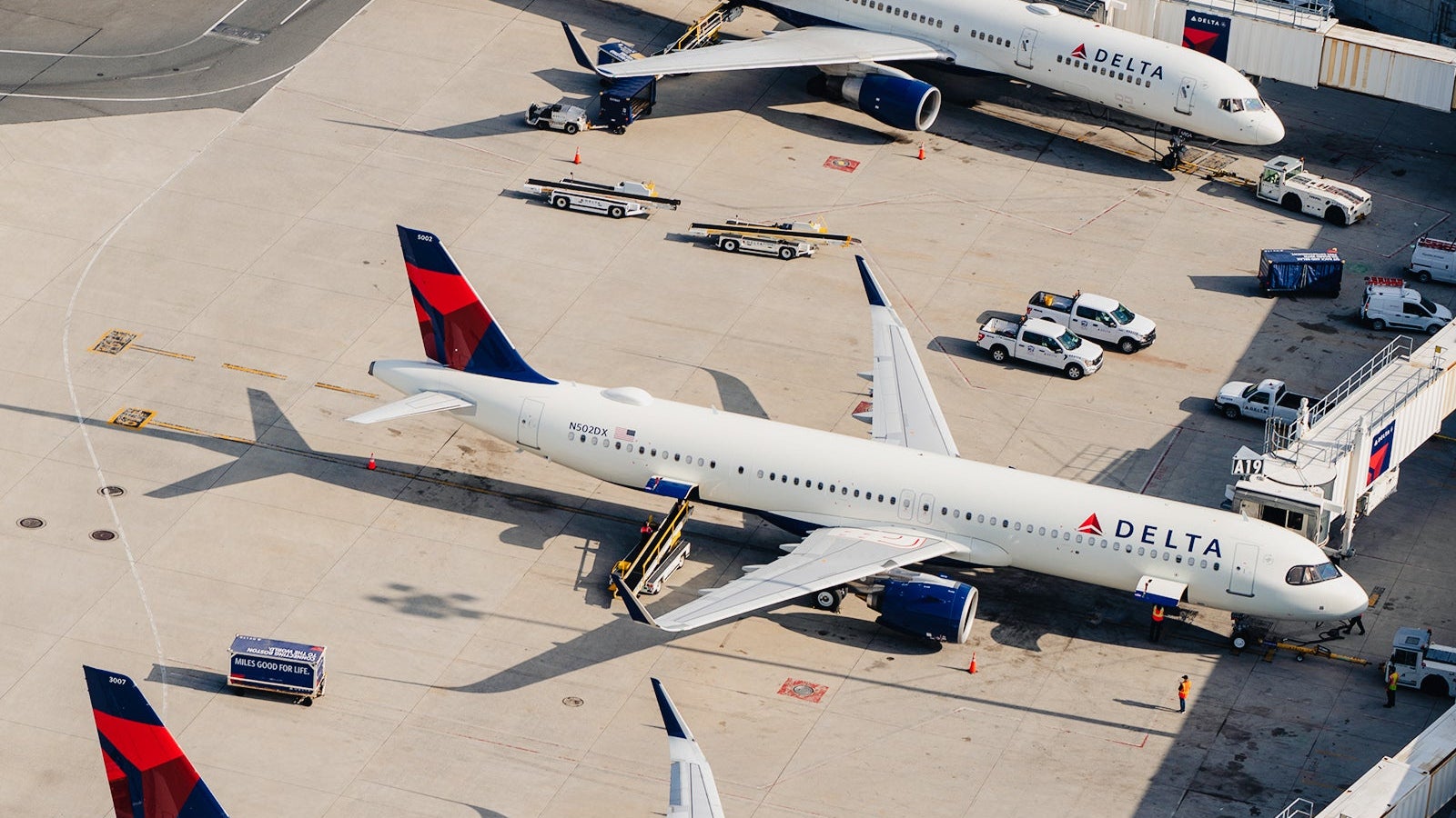 Delta A321neo at Boston Logan Airport
