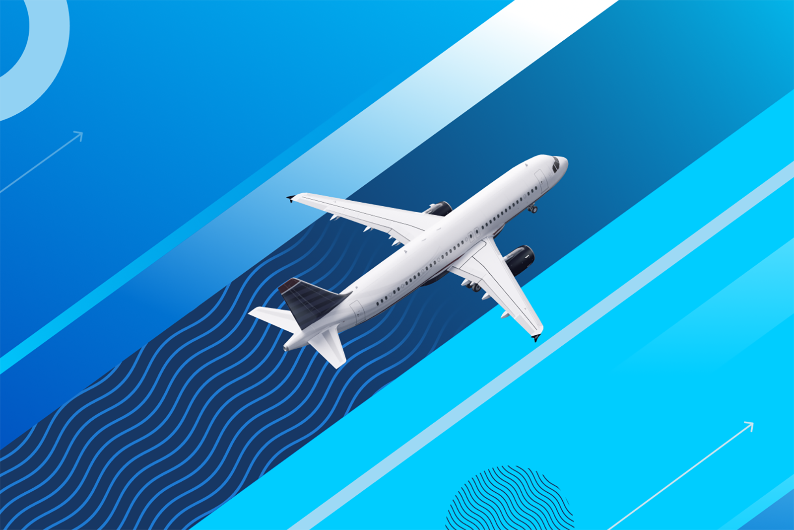 Image of airplane flying
