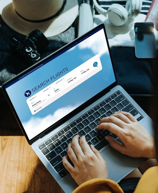 person working on laptop