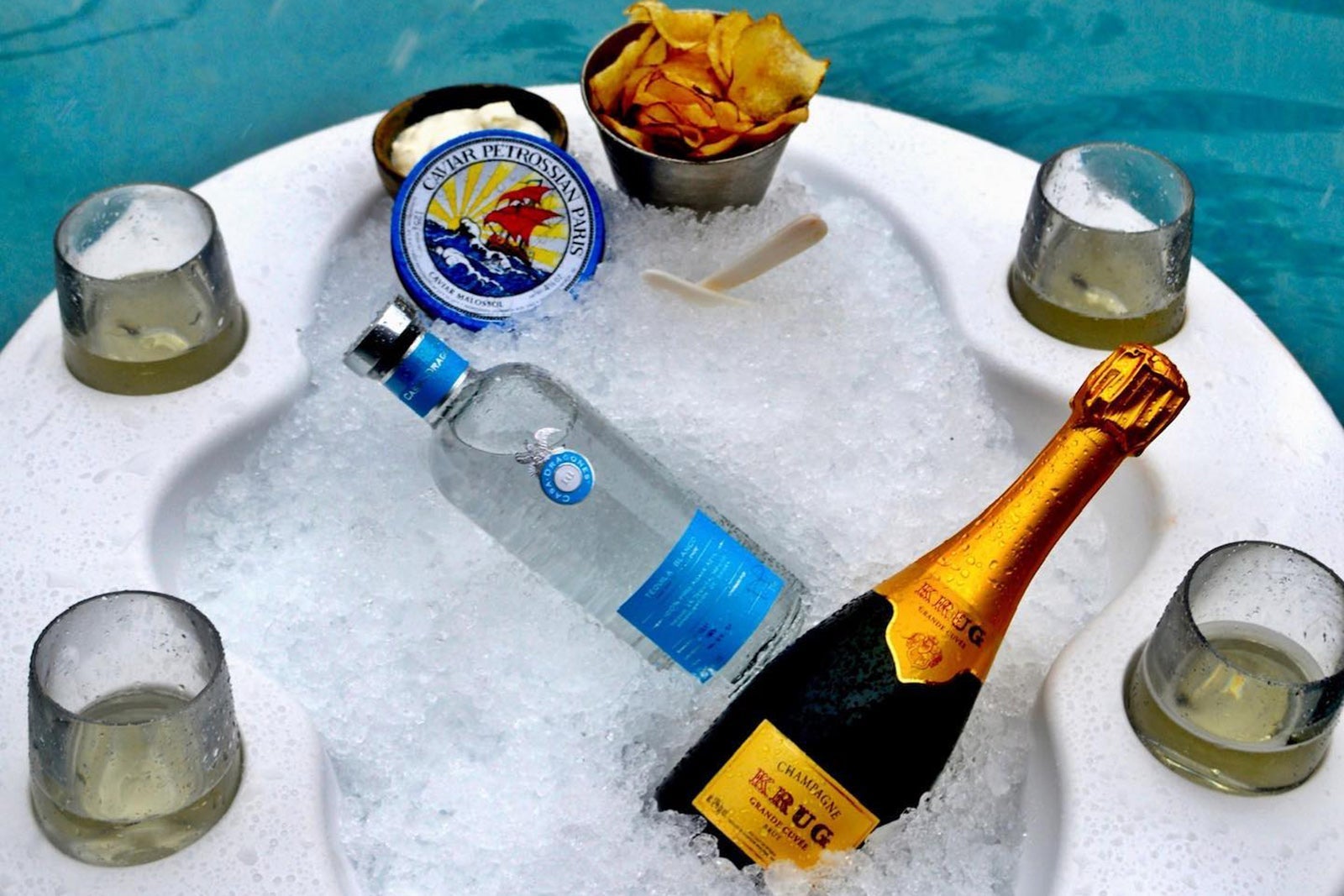 Apres ski snacks at Hotel Jerome