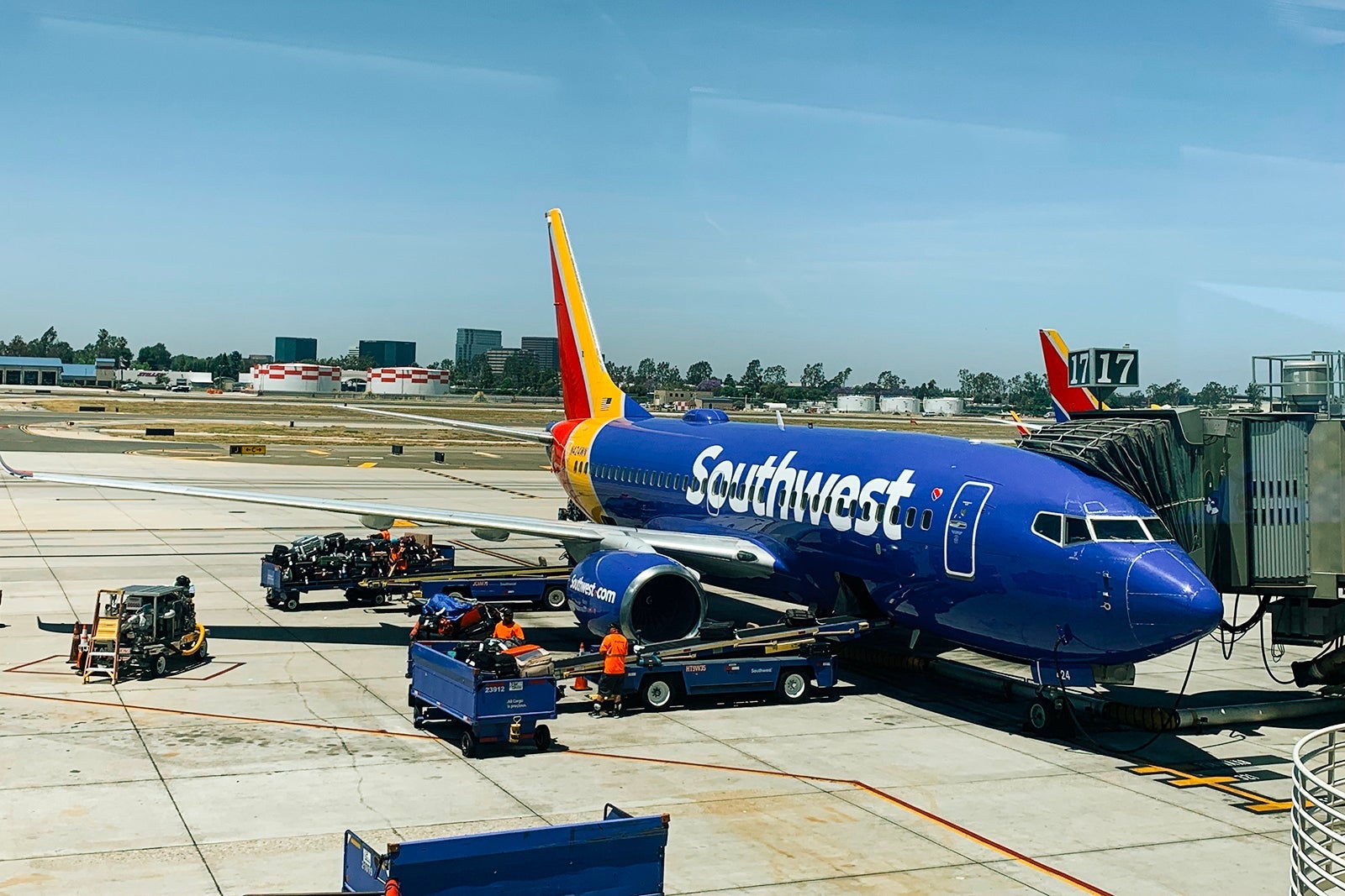 John Wayne Airport (SNA) in Orange County, CA, May 2022.