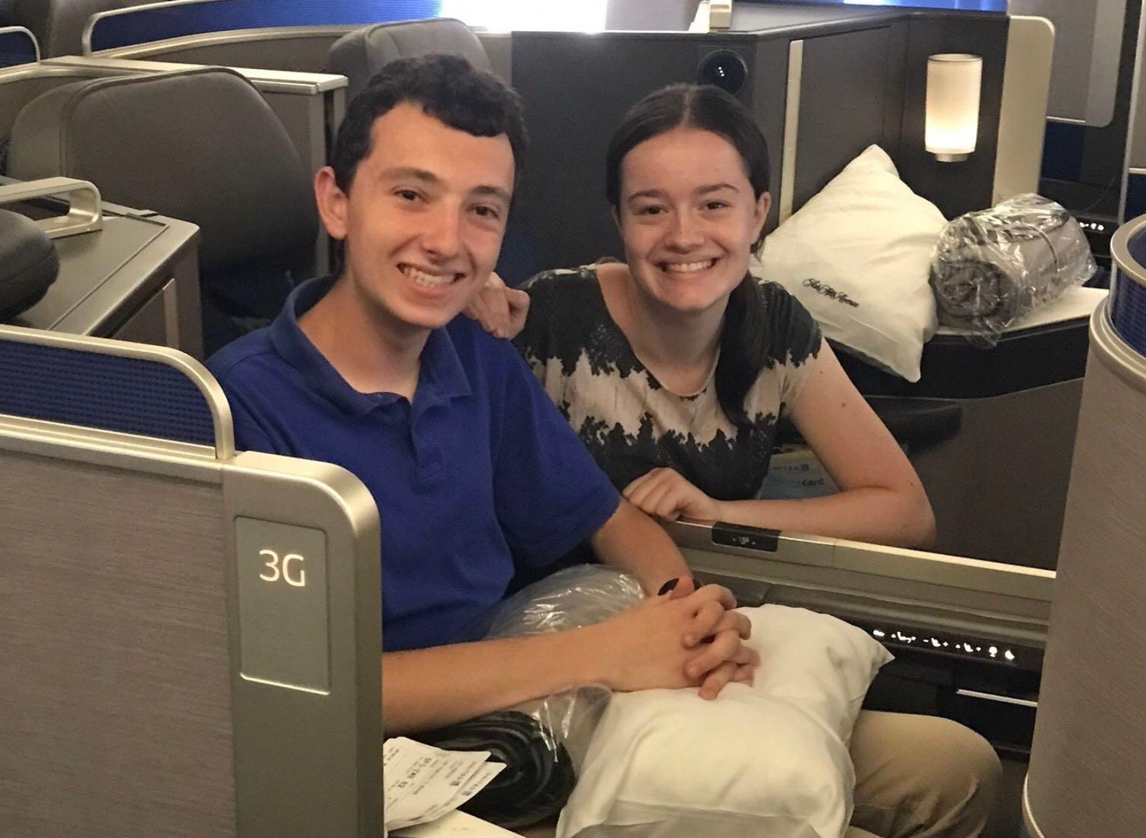 Kyle and Chloe in United Polaris