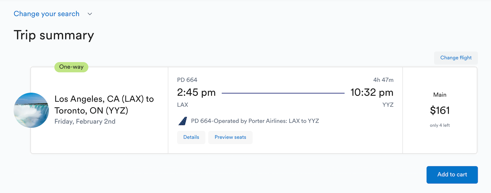 Alaska porter itinerary