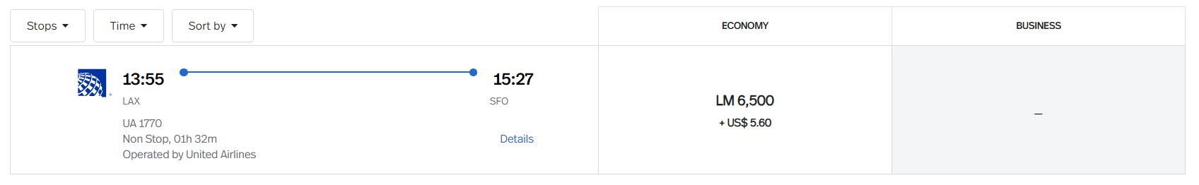 Redeeming Avianca LifeMiles for a short flight