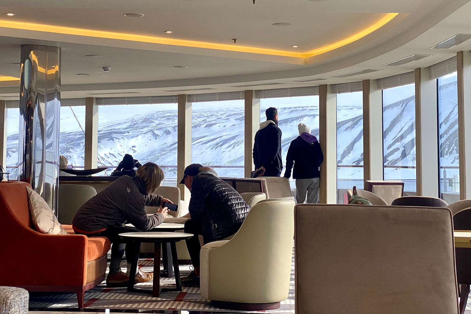 Observation lounge on World Voyager.