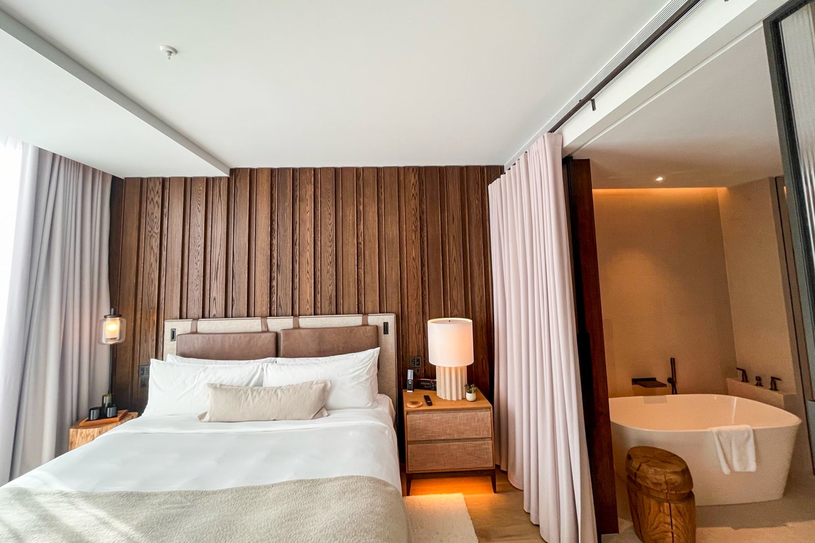 bed and bathroom 1 Hotel Mayfair