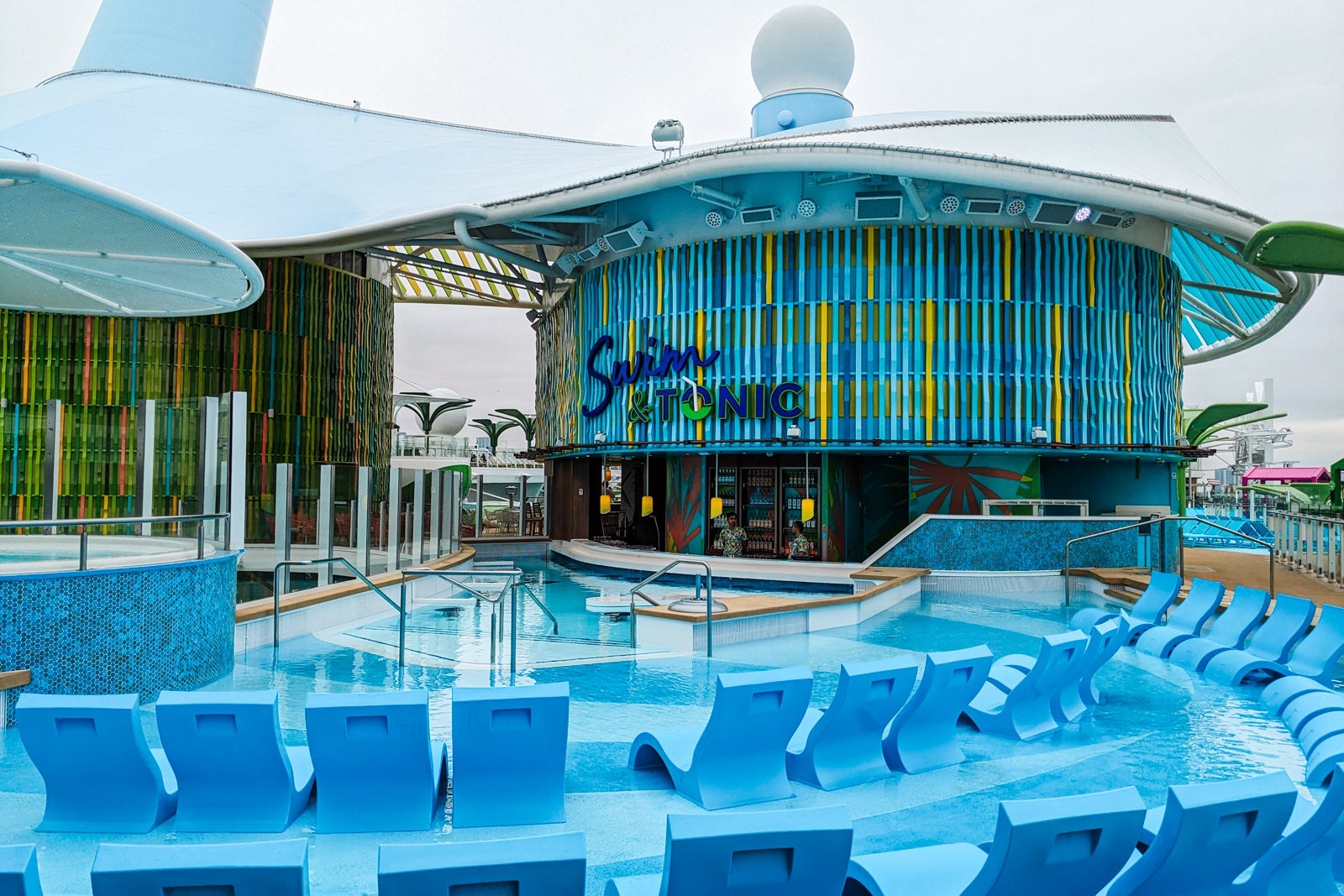 Chill Island's Swim & Tonic bar.