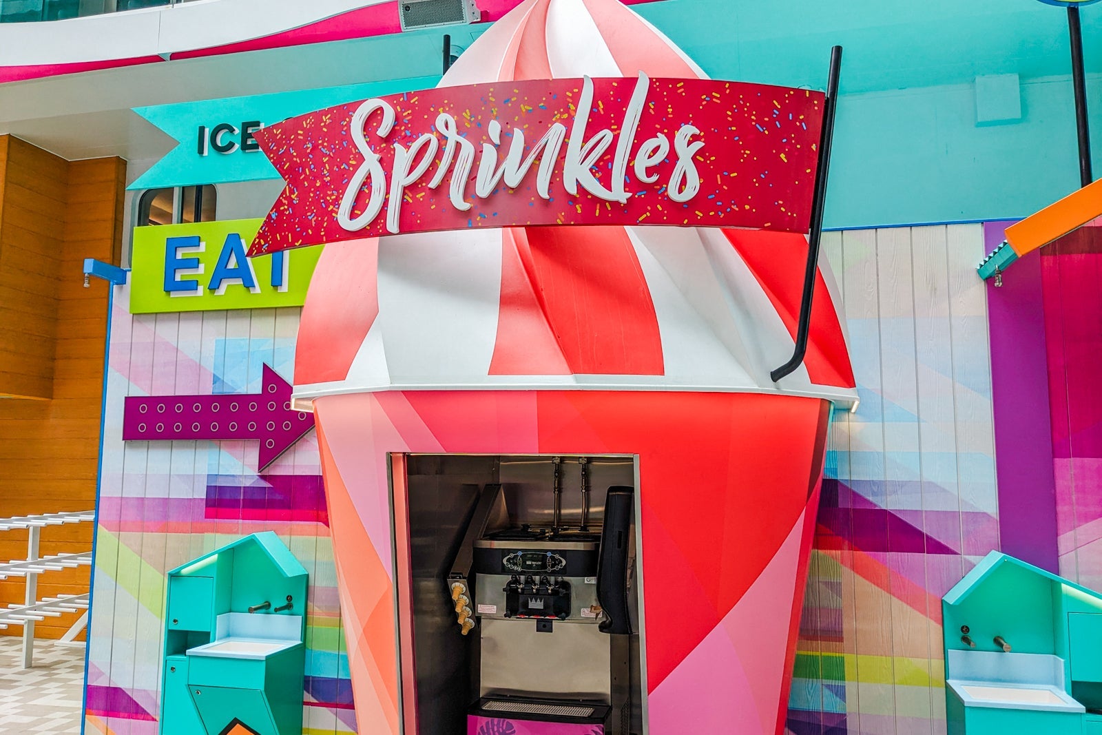 Sprinkles ice cream.