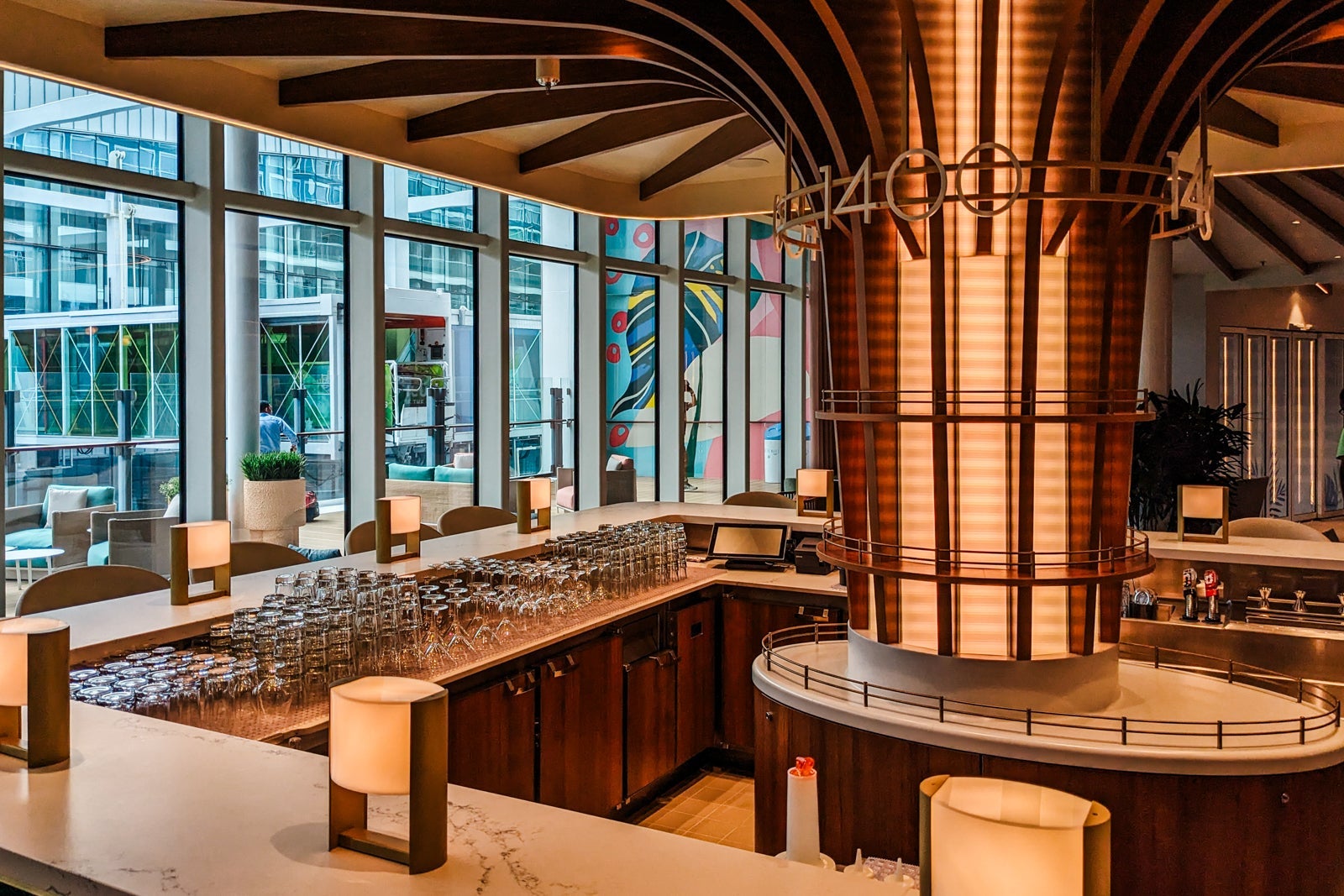 Cruise ship bar named 1400