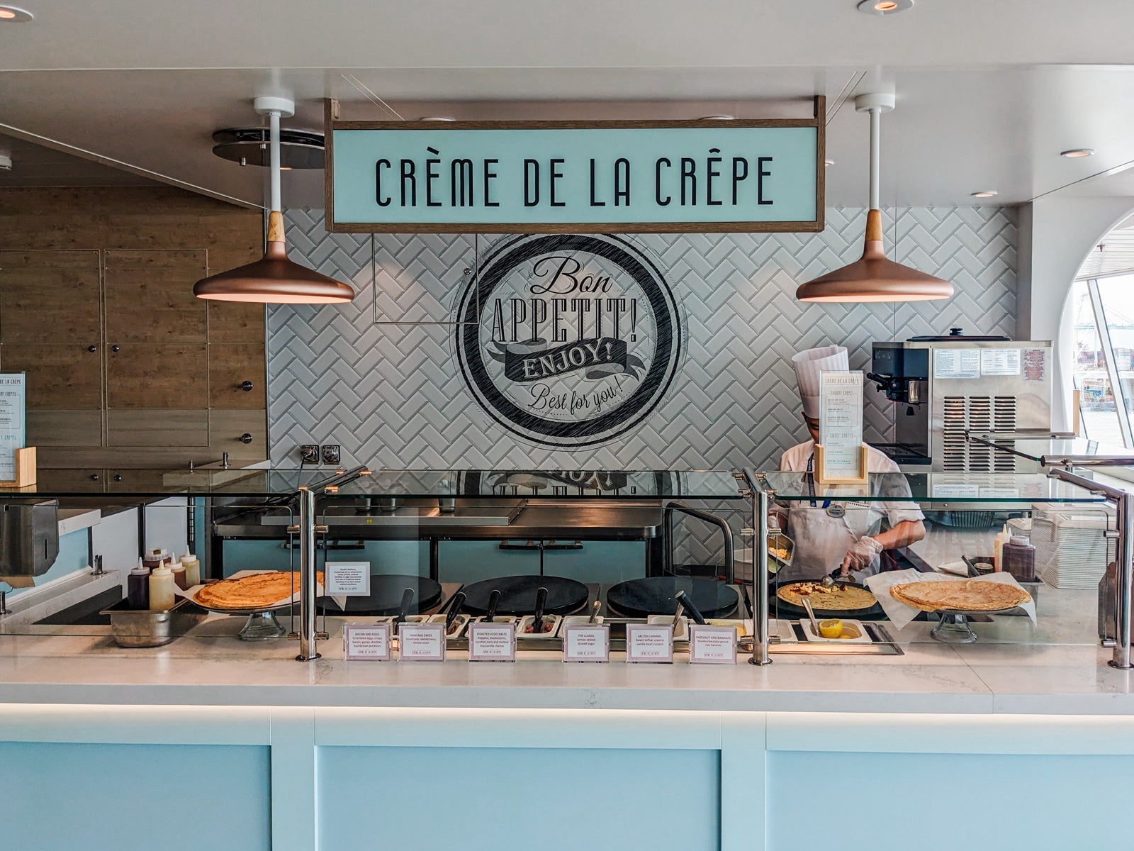 AquaDome Market crepe stand
