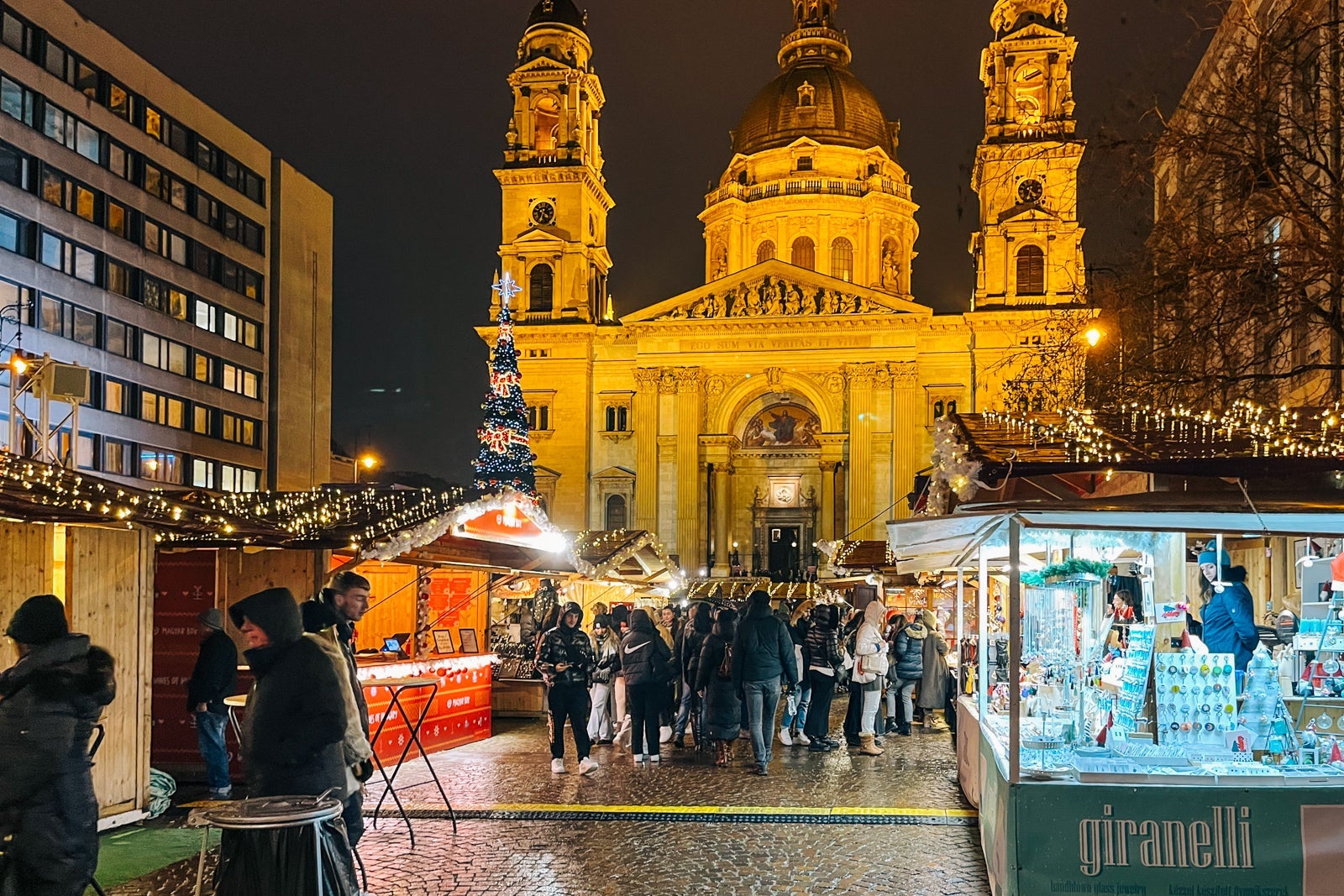 Budapest Christmas market.