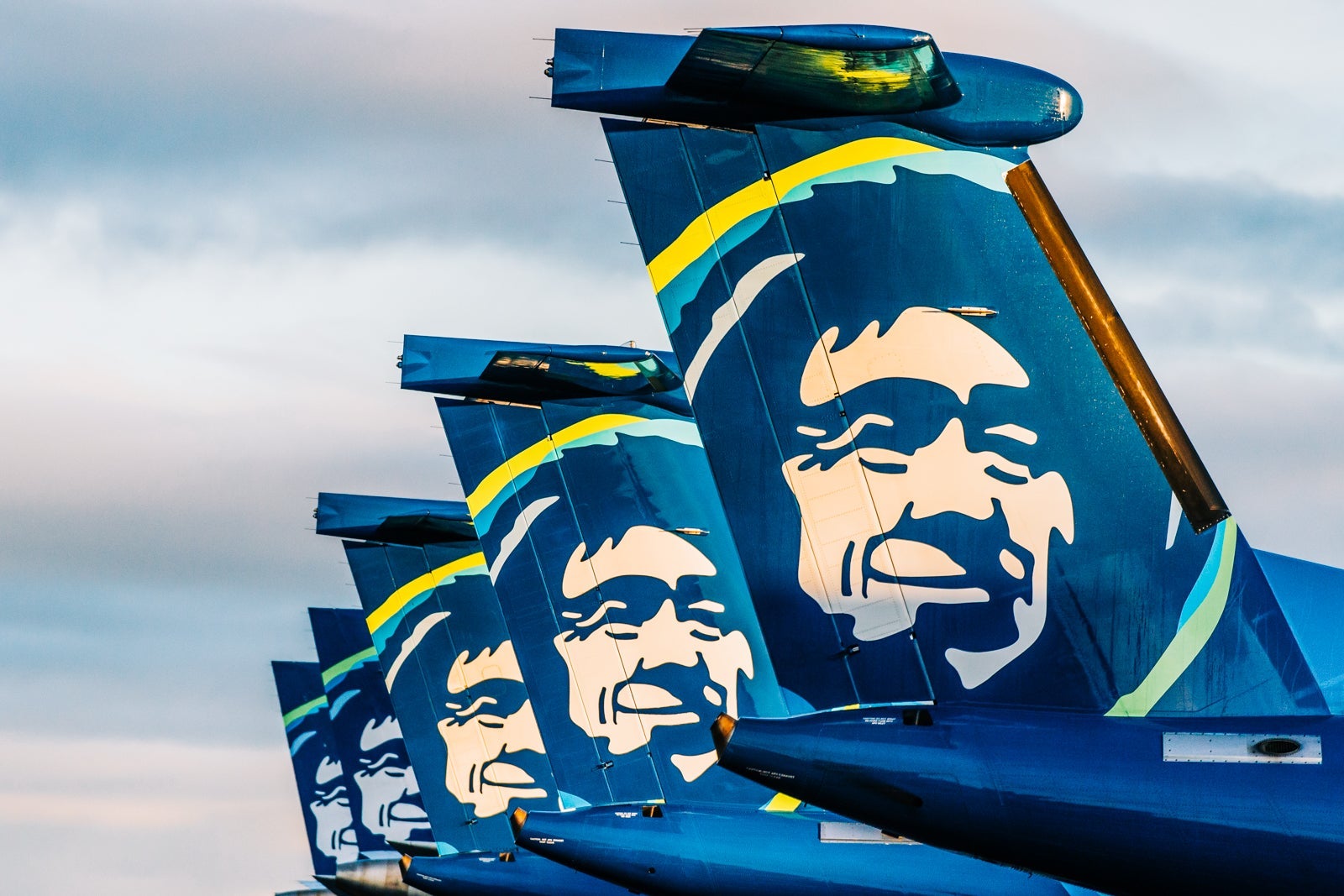 Alaska Airlines airplanes