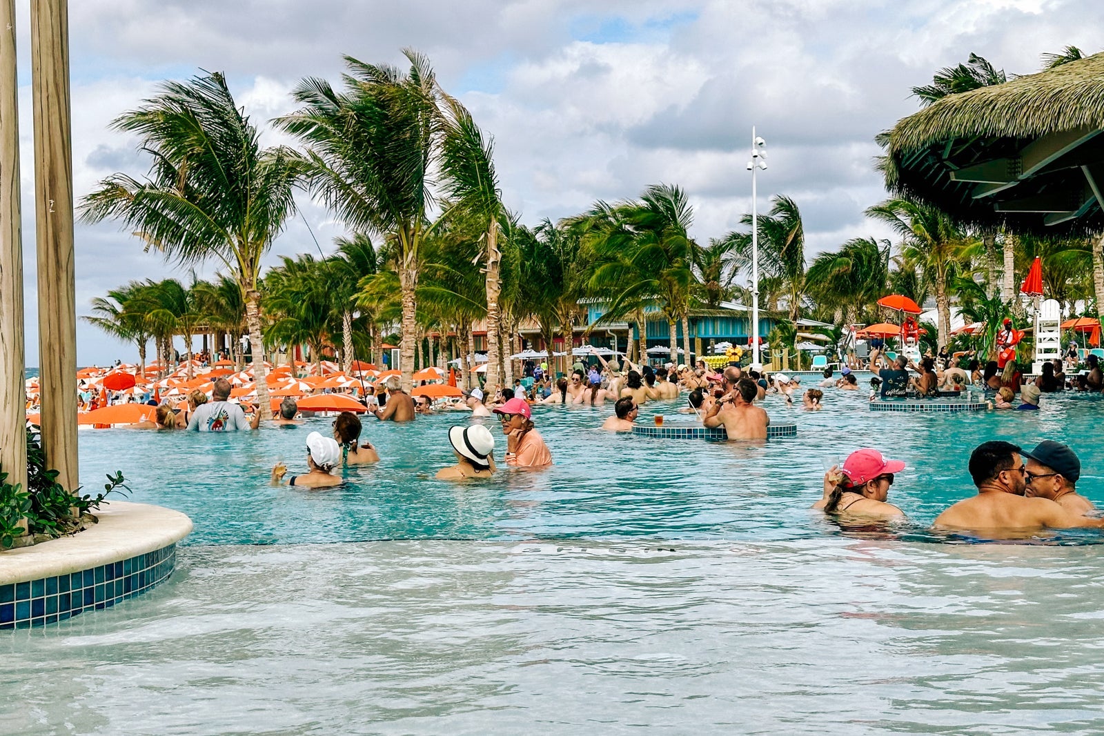 Pool at Royal Caribbean's adults only Hideaway Beach