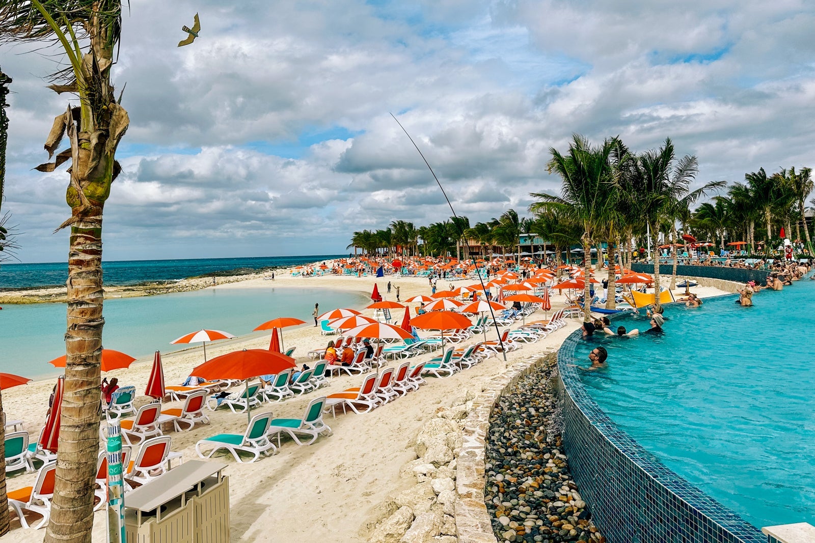 Royal Caribbean's private adults only beach, Hideaway Beach