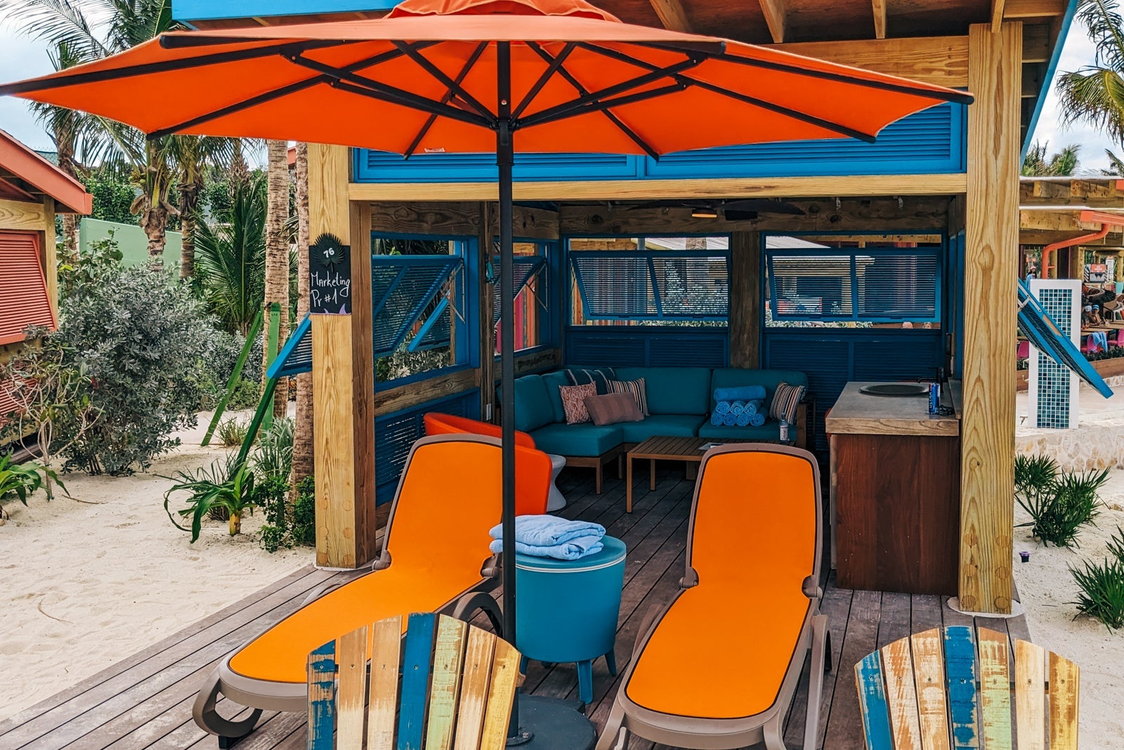 Hideaway Beach cabana