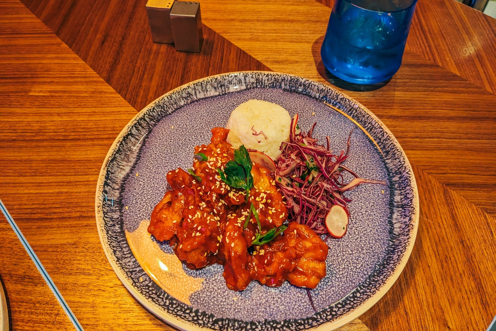 Korean fried chicken at Pier 7.
