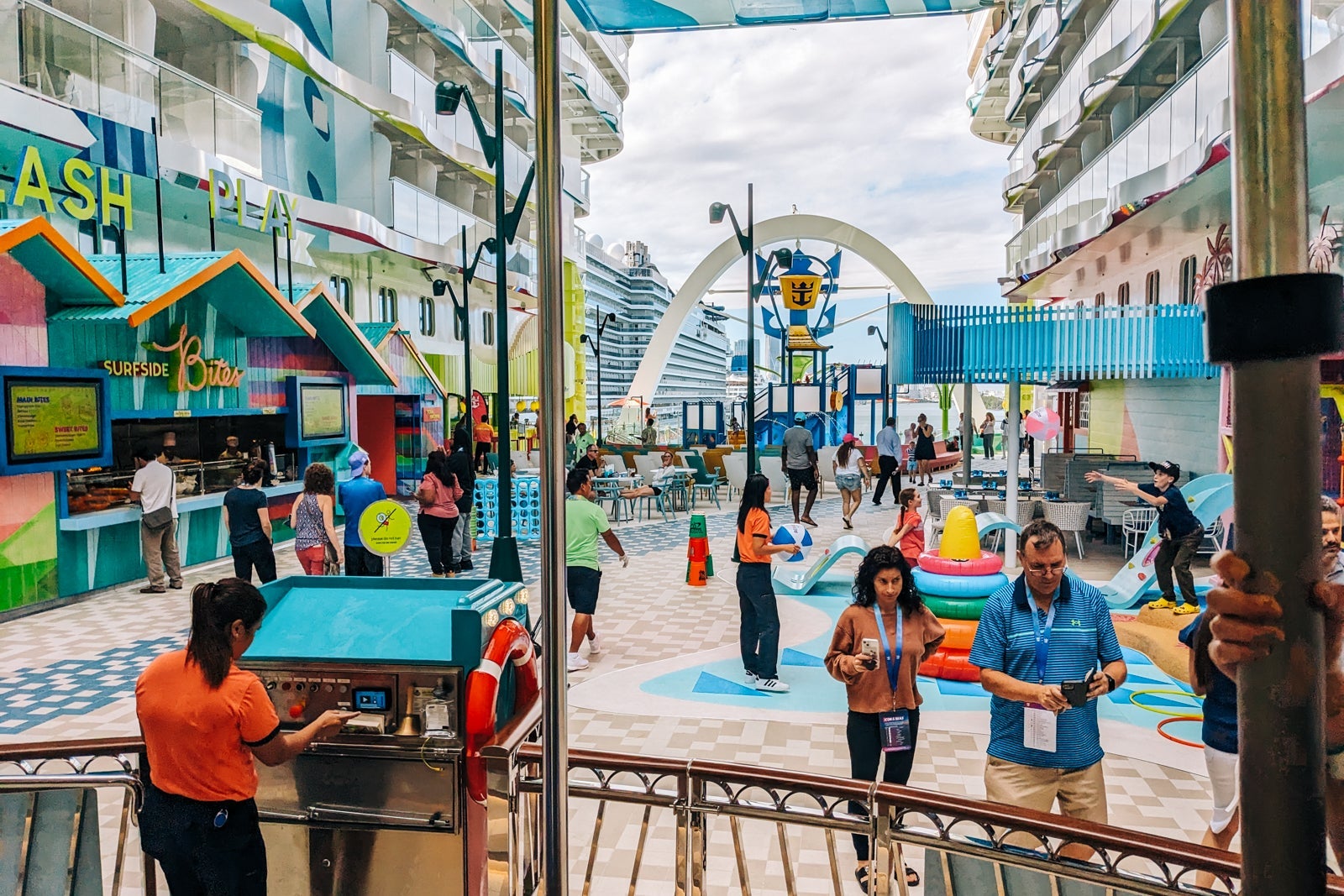 Family fun festival in Icon of the Seas's family neighborhood