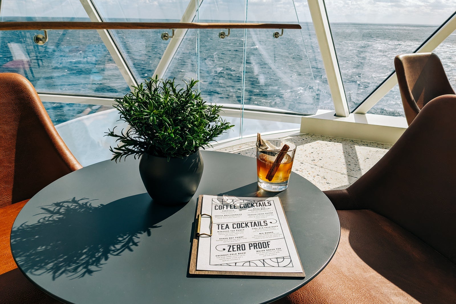 Chai old fashioned at the Rye & Bean.