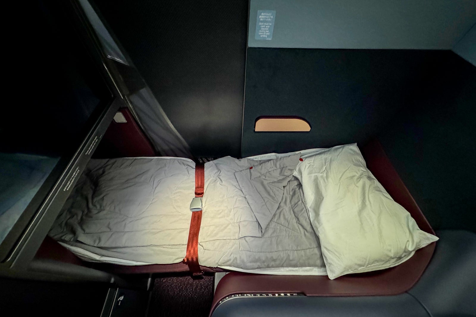 Cabin on Japan Airlines Inaugural