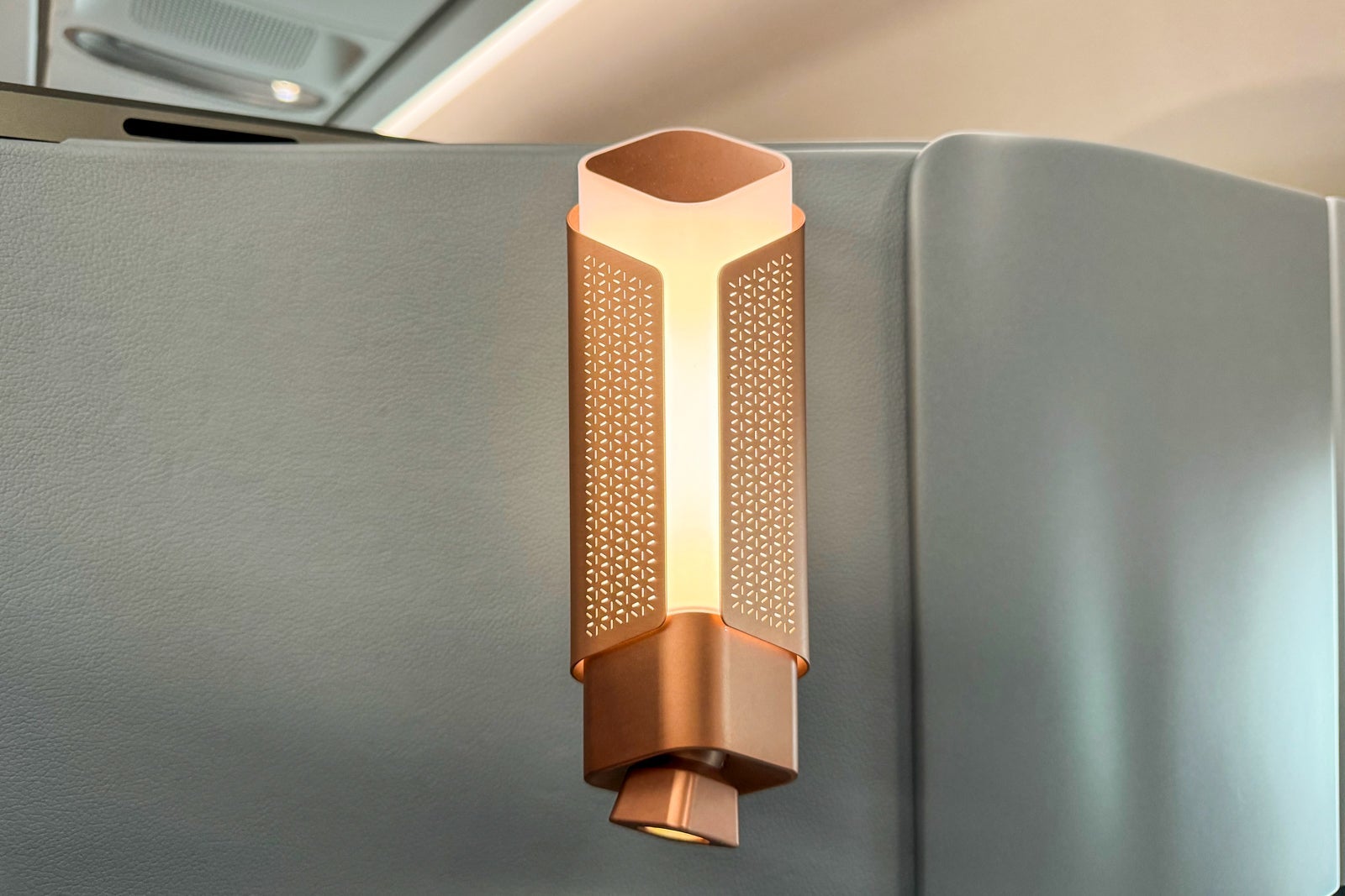 Cabin on Japan Airlines Inaugural