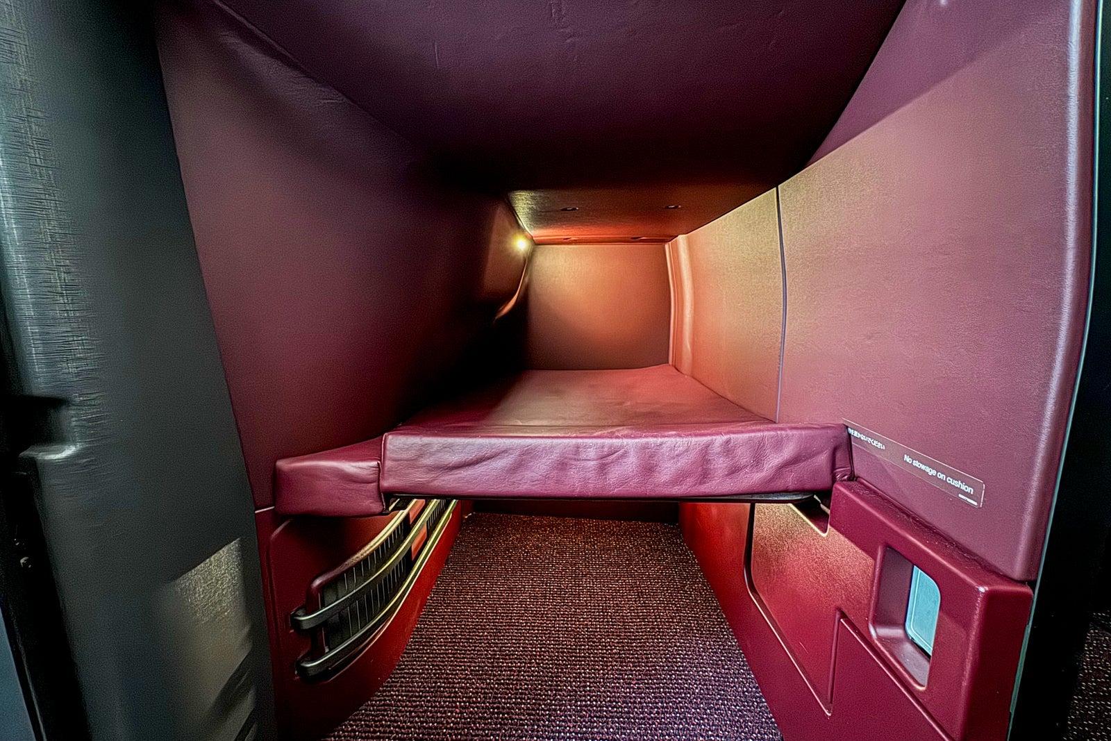 Cabin on Japan Airlines Inaugural