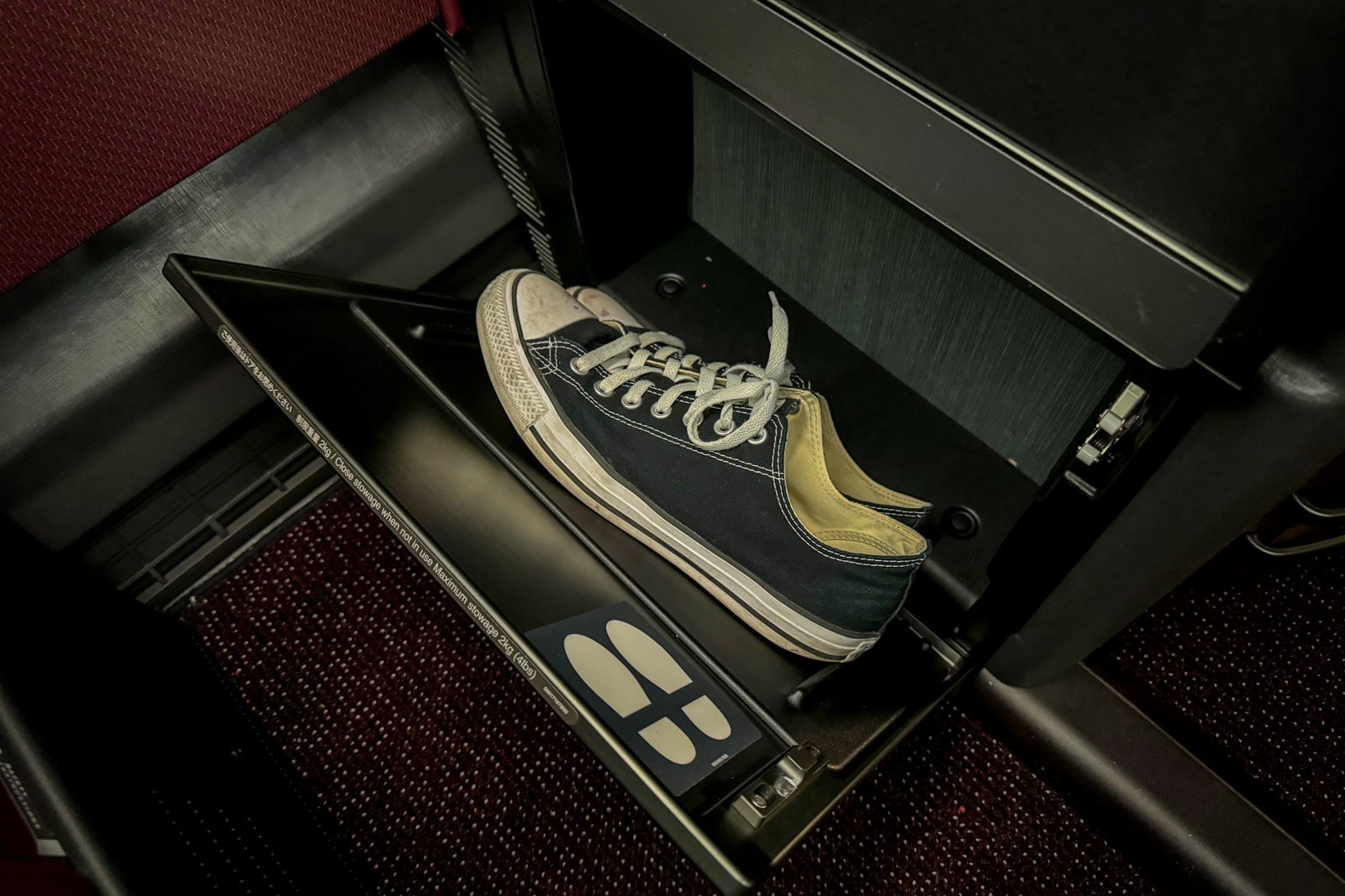 Cabin on Japan Airlines Inaugural