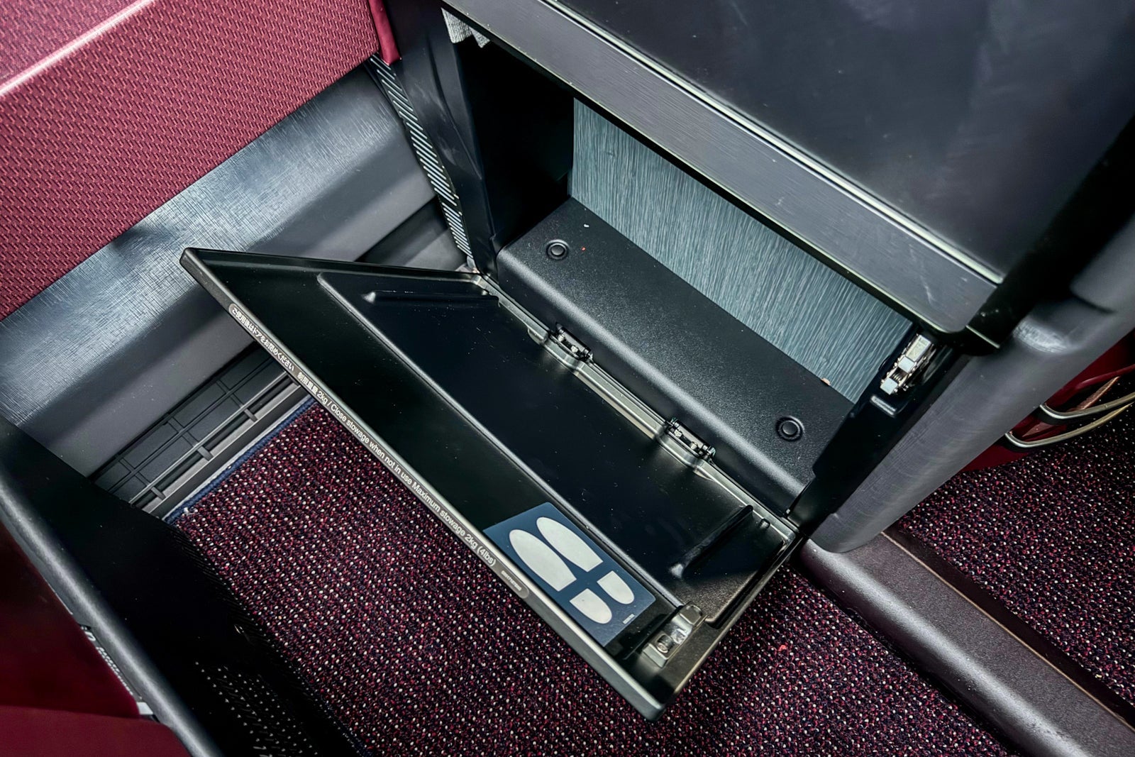 Cabin on Japan Airlines Inaugural