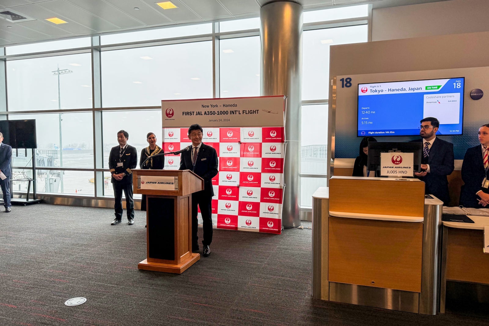 Japan Airlines JFK Inaugural