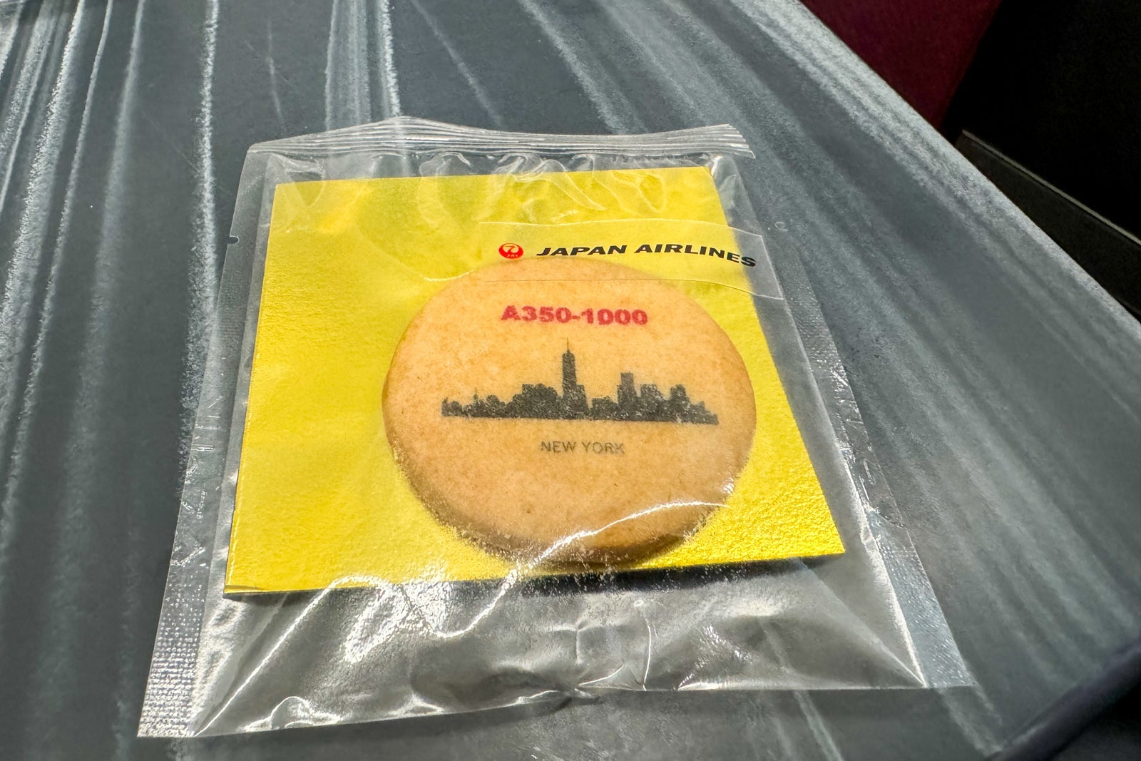 Food on Japan Airlines Inaugural