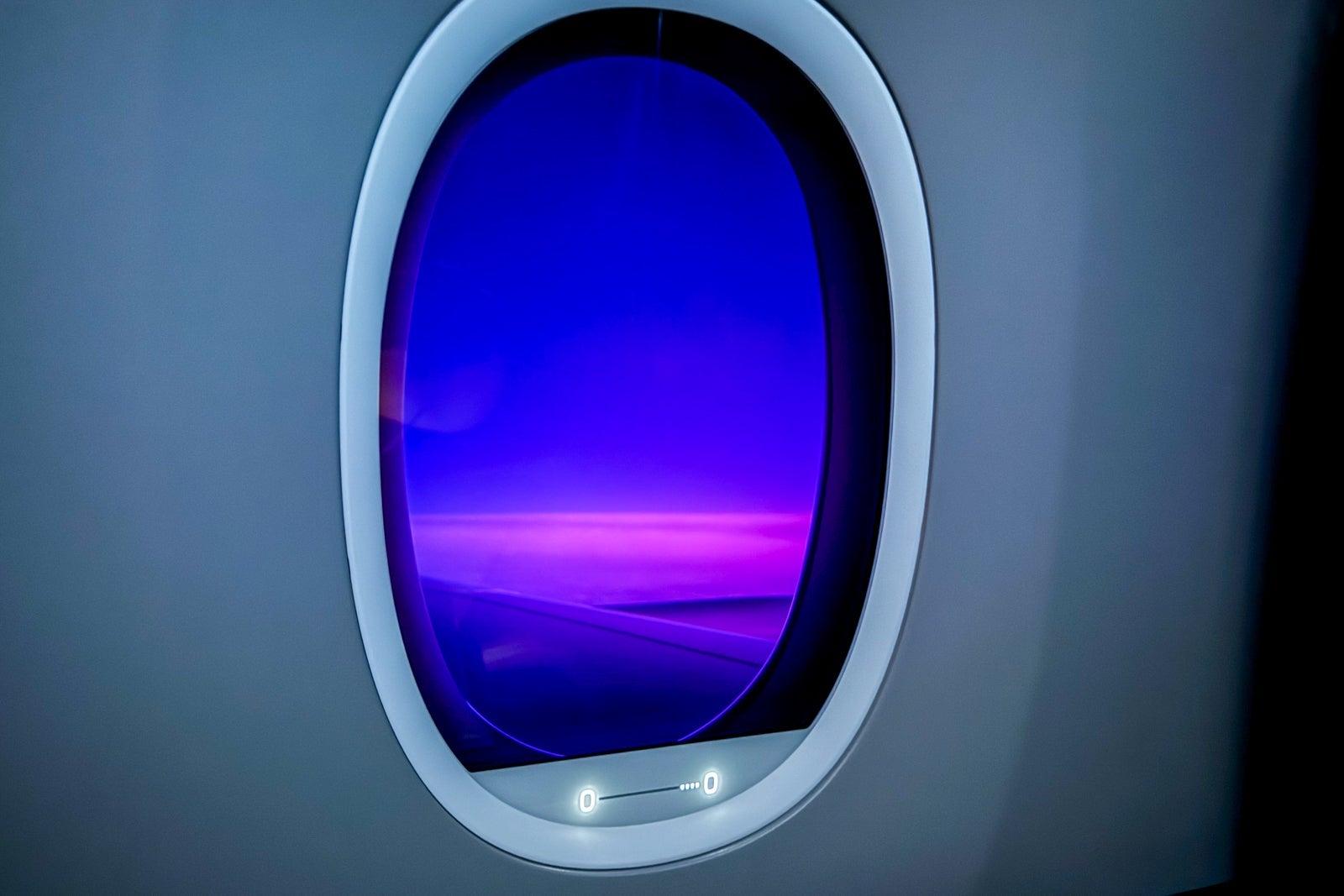 Cabin on Japan Airlines Inaugural