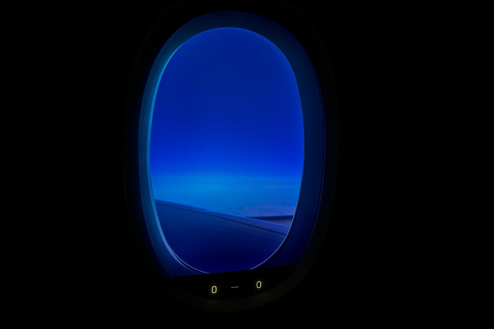 Cabin on Japan Airlines Inaugural