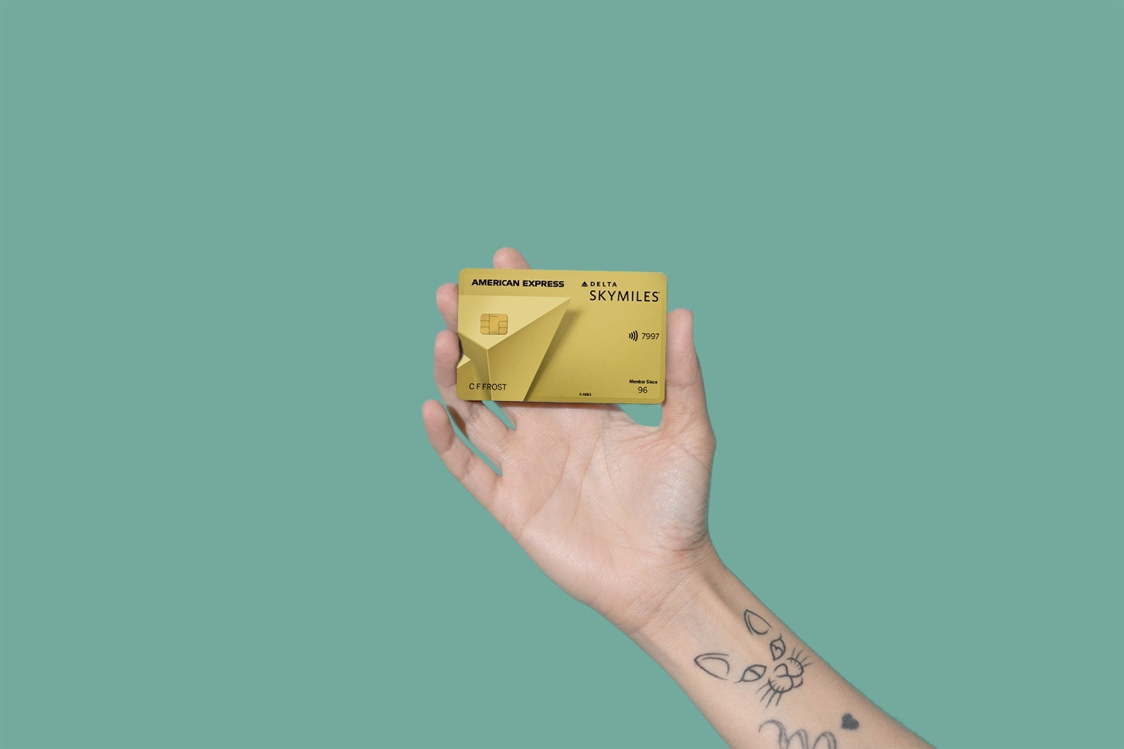 Delta Gold Amex card art