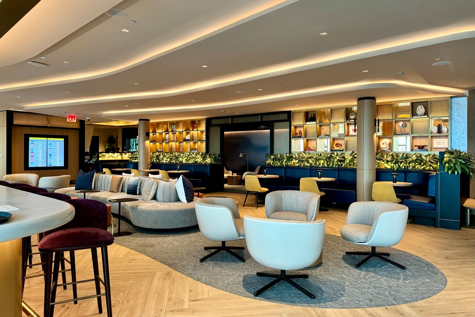 The Chase Sapphire Lounge at New York's John F. Kennedy International Airport (JFK)