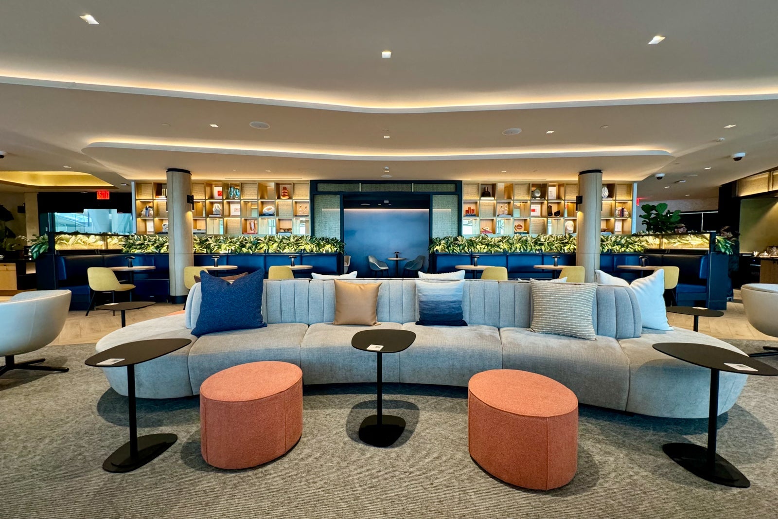 Chase Sapphire Lounge JFK seating area