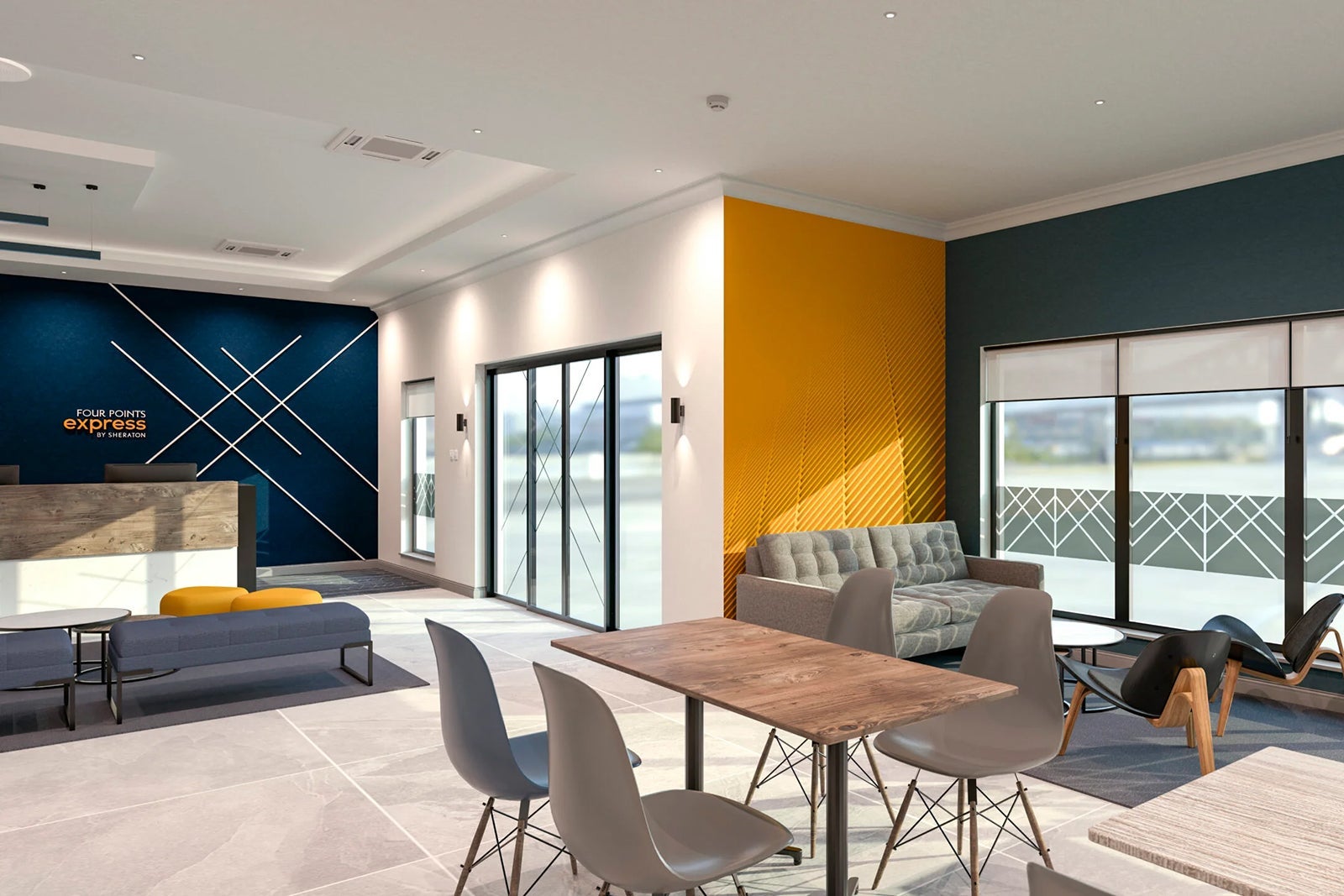 A rendering of a Four Points Express planned to open in Japan