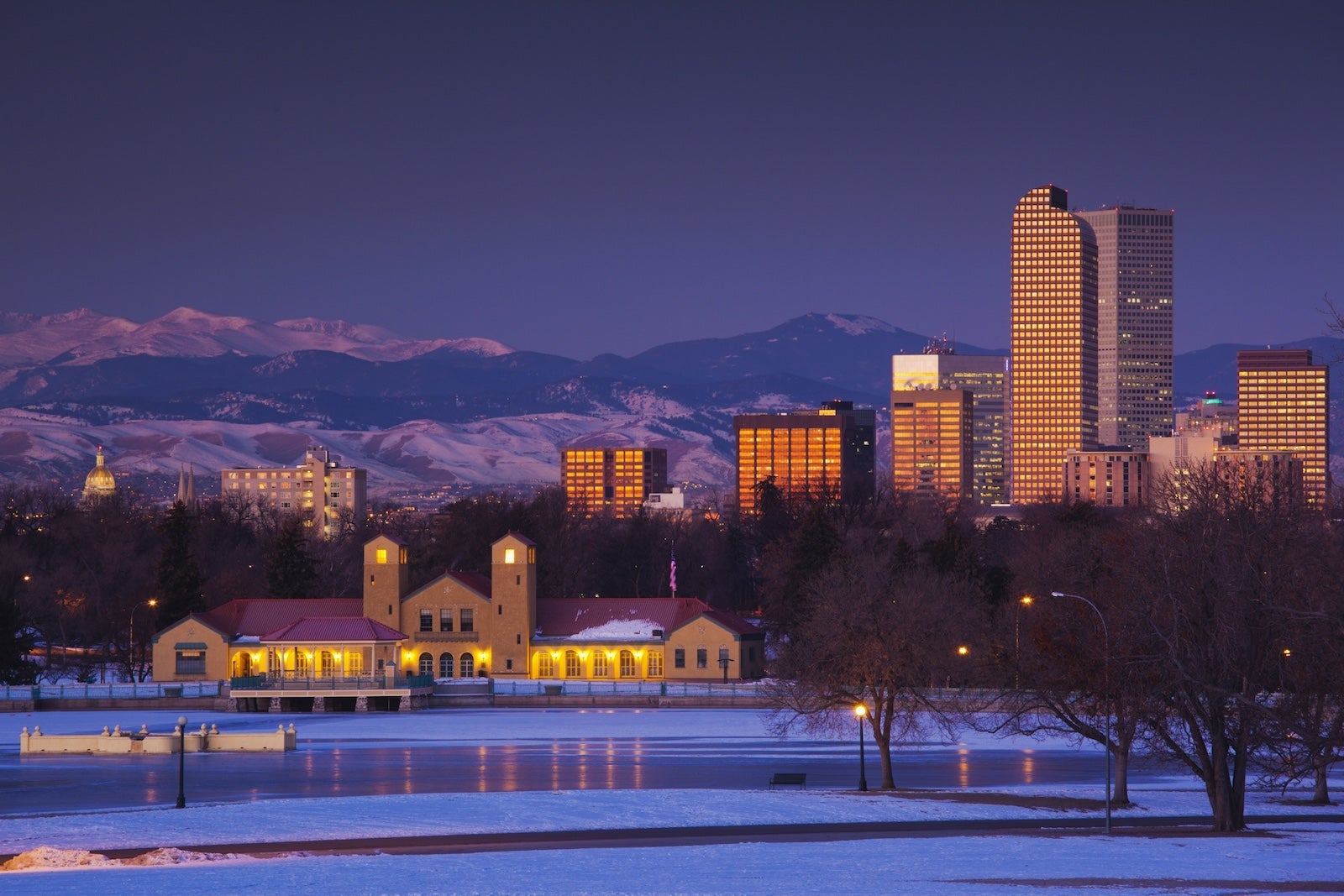 View from City Park Colorado