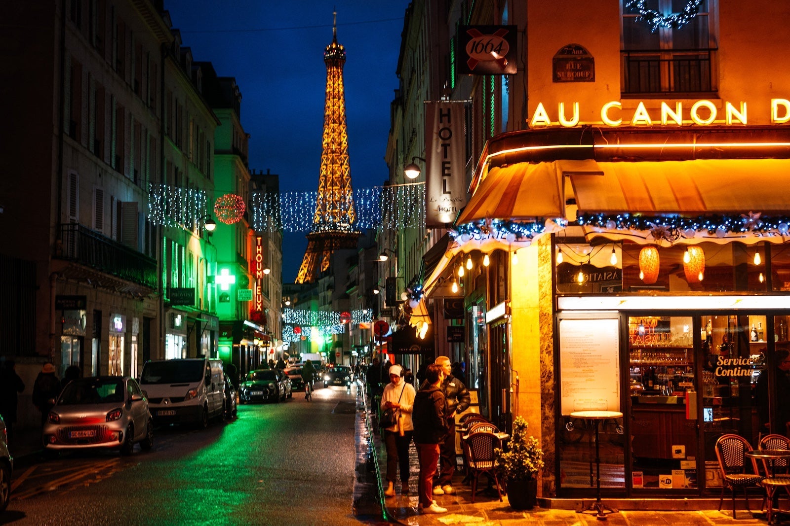 Evening in Paris, France
