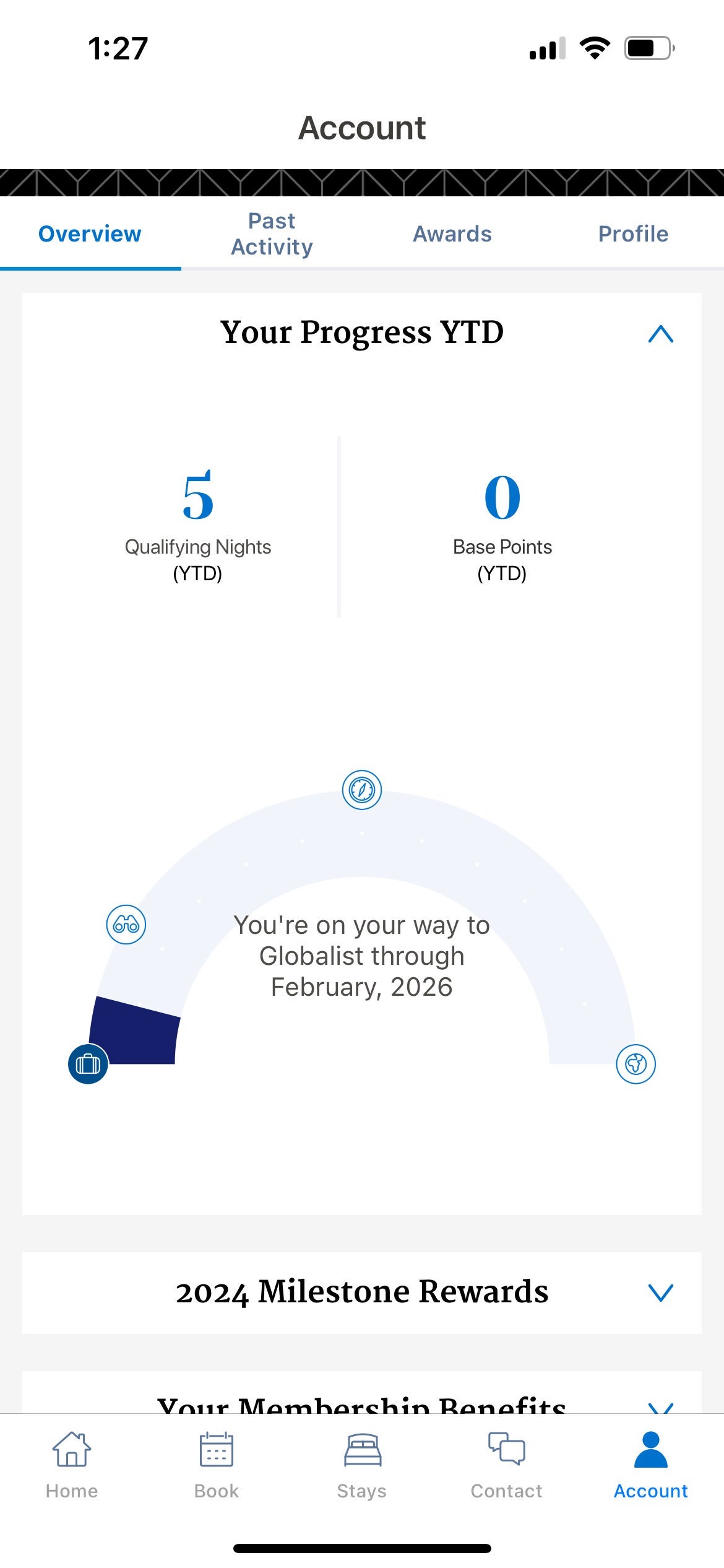 Hyatt 2024 credit card qualifying nights posted 2024.