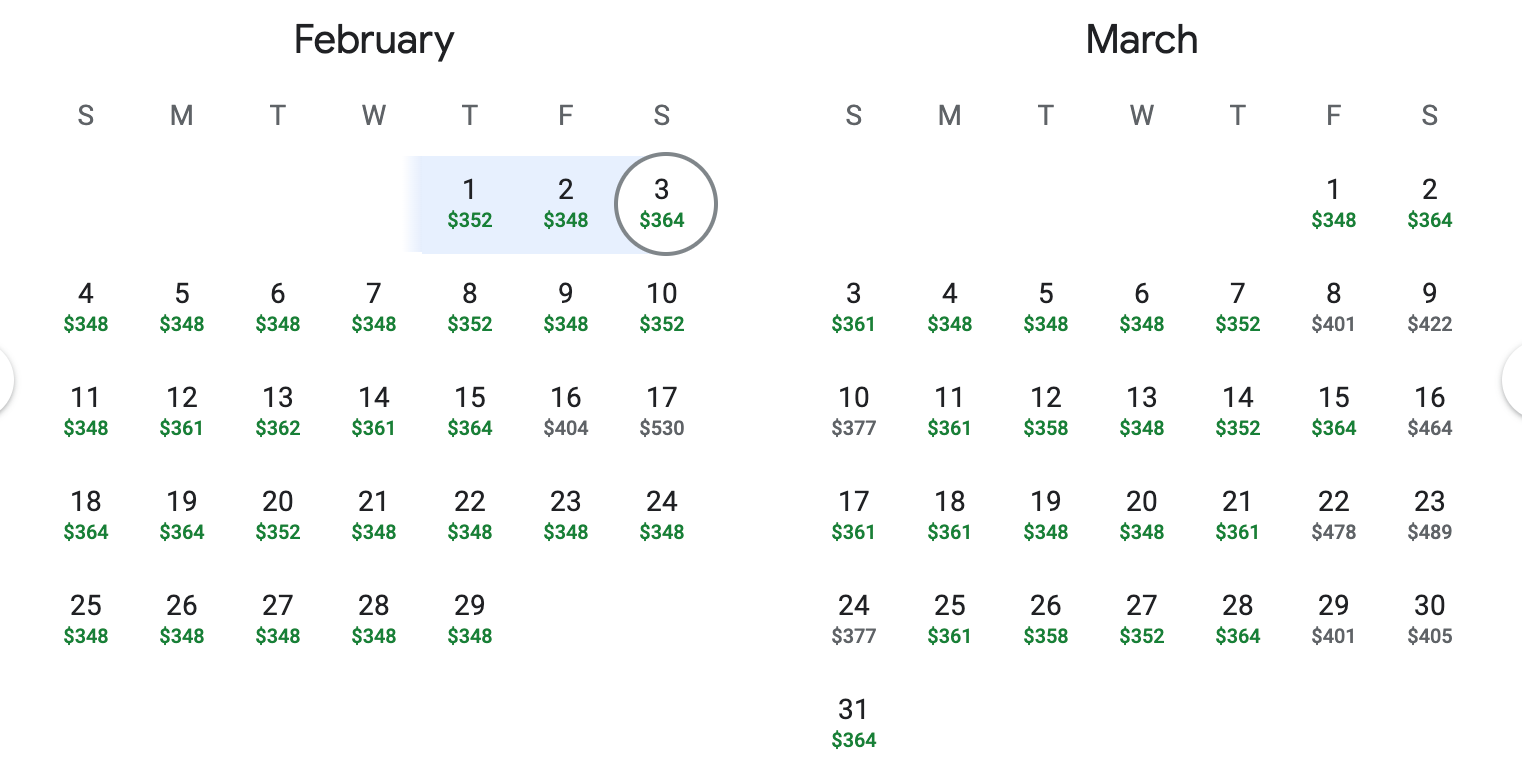 google flights