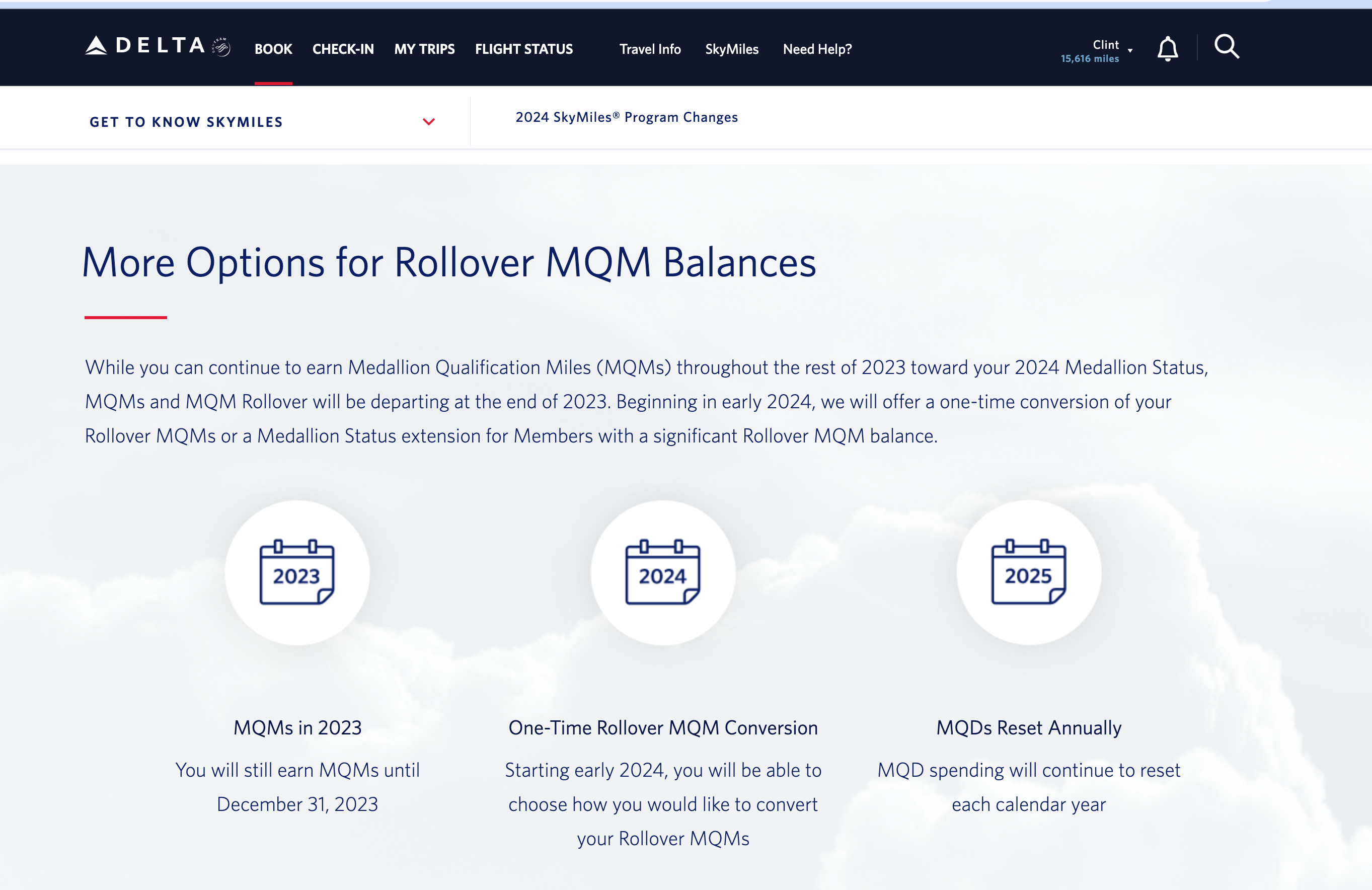 Delta MQM information page.