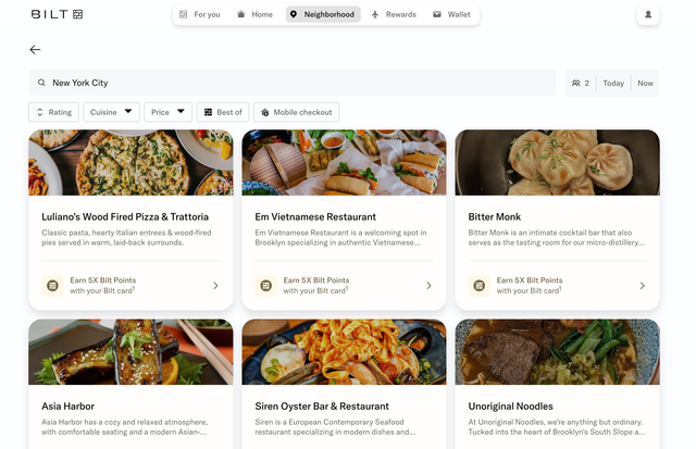 Bilt Dining