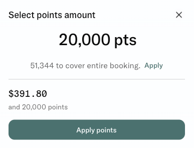 Pay with Bilt points
